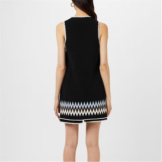 Jil Sander o1g2r1mq1024 Mini Dress in Multicolor Size XS / US 0-2 / IT 36-38 - 5 Thumbnail