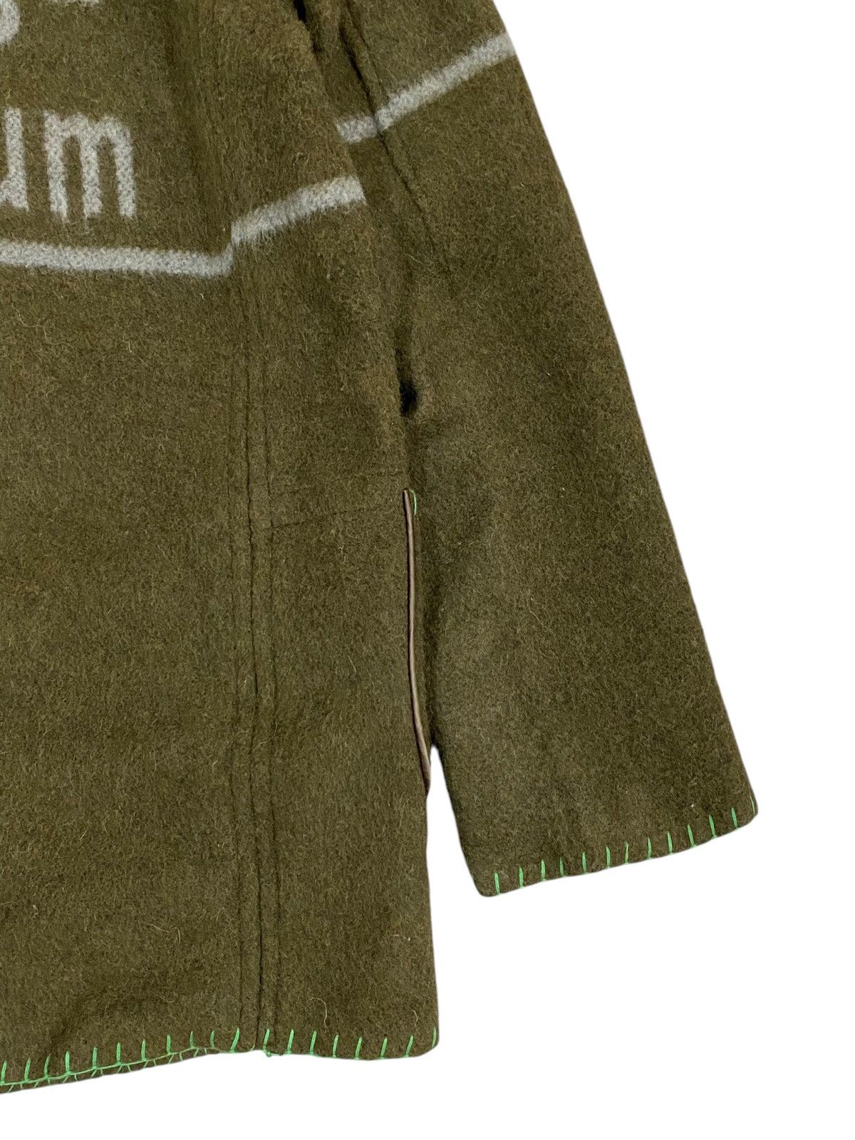Vintage German Military Wool Coat - Bundes-Eigentum, Woolen Jacket Size US S / EU 44-46 / 1 - 10 Thumbnail
