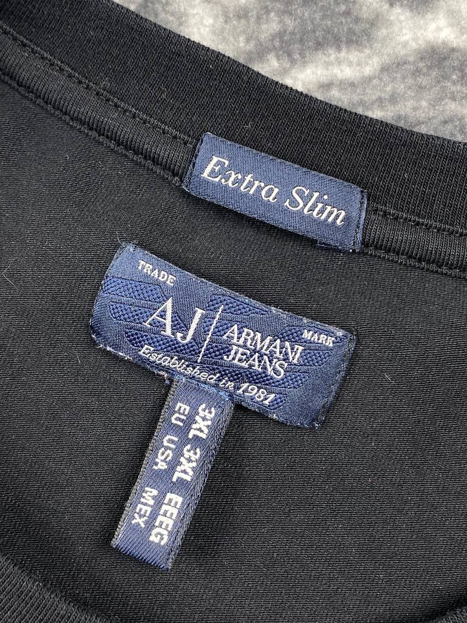 Armani Armani Jeans T Shirt Big Logo Size US XXL / EU 58 / 5 - 4 Thumbnail