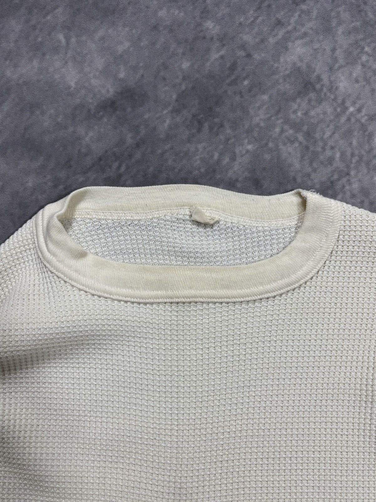 Vintage 1970s Thermal True Vintage Fruit of the Loom Blank Waffle Size US S / EU 44-46 / 1 - 3 Thumbnail