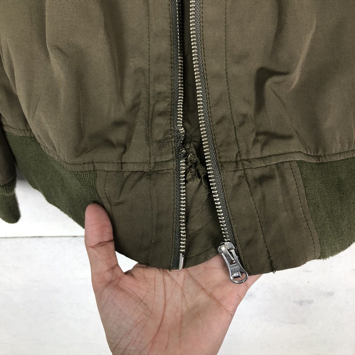 Japanese Brand VINTAGE BOMBER JACKET BROWNY JAPAN ISSEY MIYAKE Size US M / EU 48-50 / 2 - 12 Thumbnail