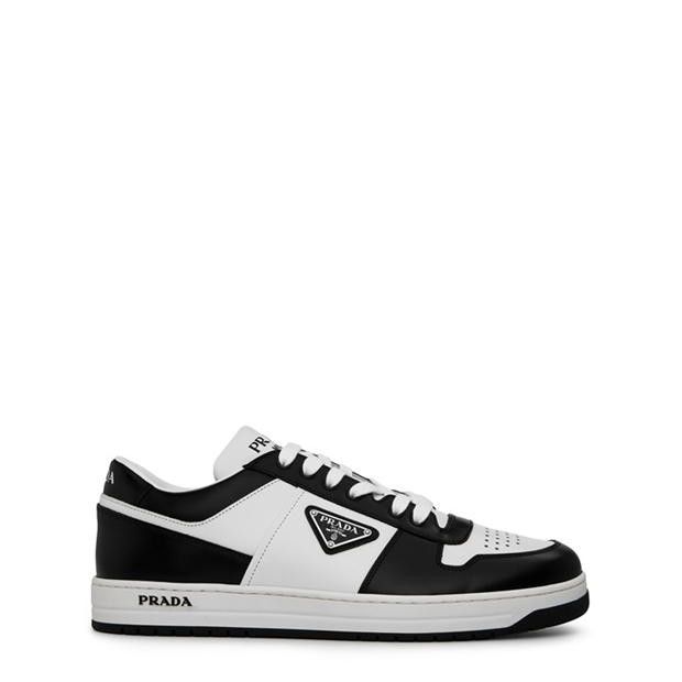 Prada Men'S Downtown Leather Low Top Trainers Size US 9 / EU 42 - 1 Thumbnail