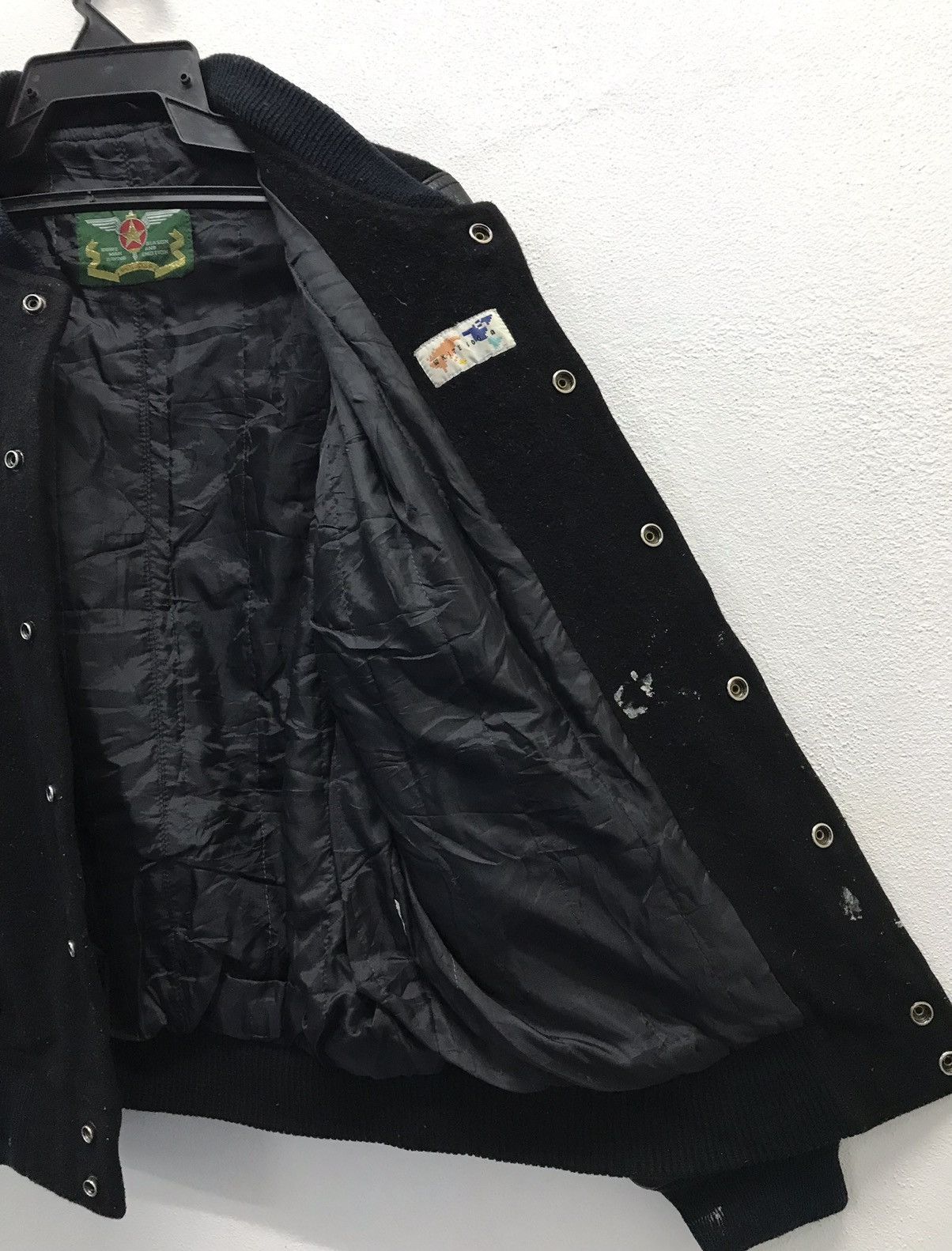 Leather Vintage White Joola VARSITY Jacket Size US L / EU 52-54 / 3 - 10 Thumbnail