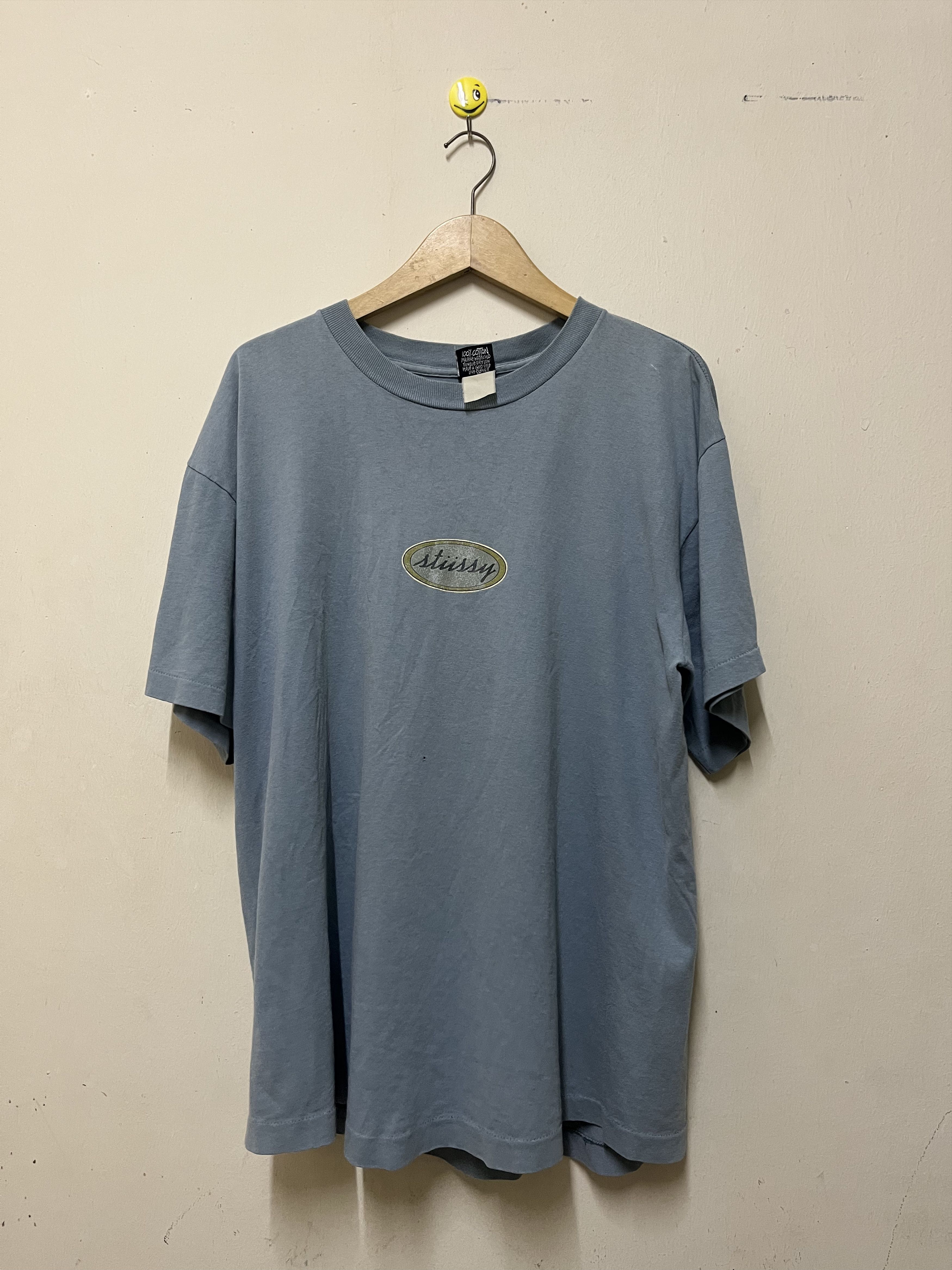 Stussy XSOLDX Vintage Stussy Late 80s Oval Black Tag Size US XL / EU 56 / 4 - 1 Thumbnail