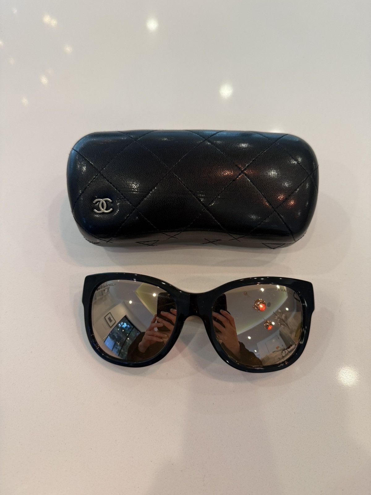 Chanel Limited edition 18k gold Lens Chanel Sunglasses Size ONE SIZE - 5 Thumbnail