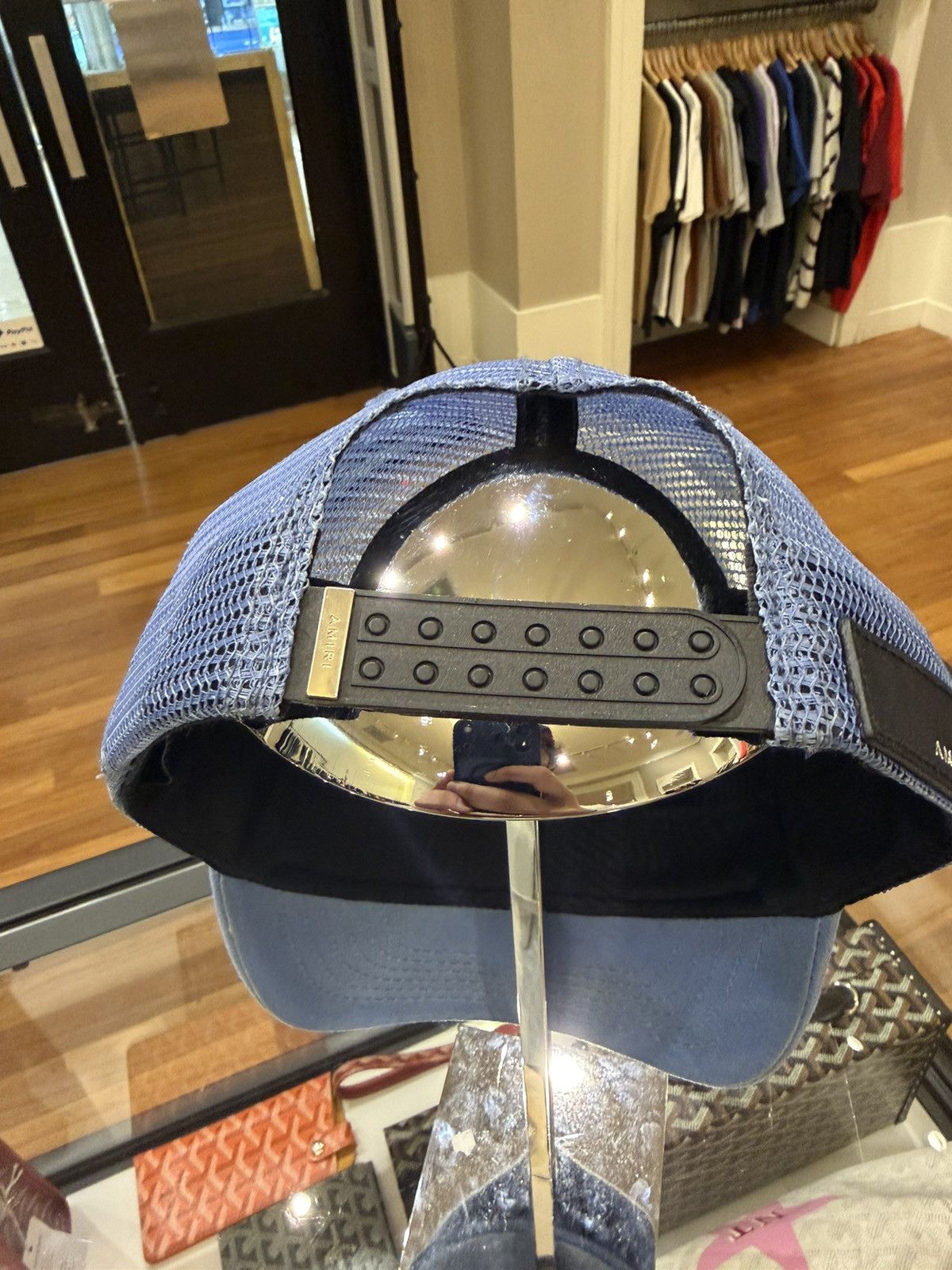 Amiri Amiri 3 Star Trucker Hat - Blue Size ONE SIZE - 2 Thumbnail