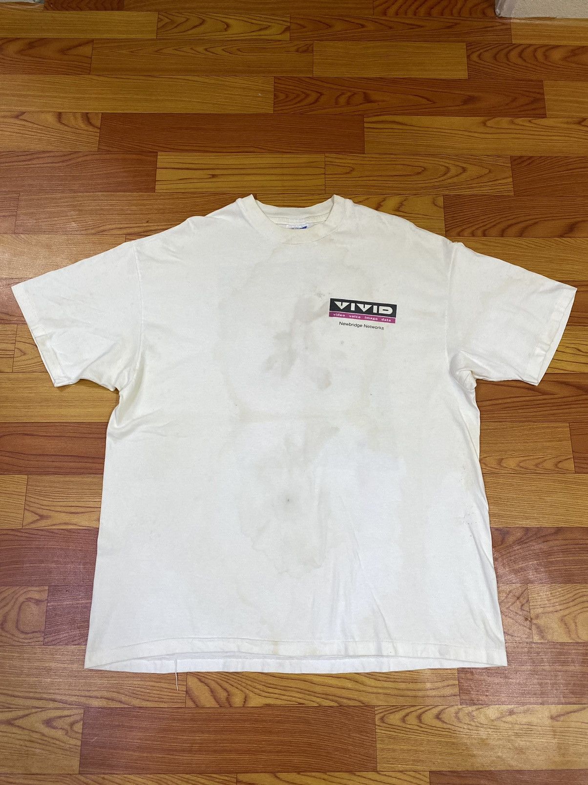 Hanes × Vintage Vintage Vivid Atm Lan Tee Size US XL / EU 56 / 4 - 2 Thumbnail