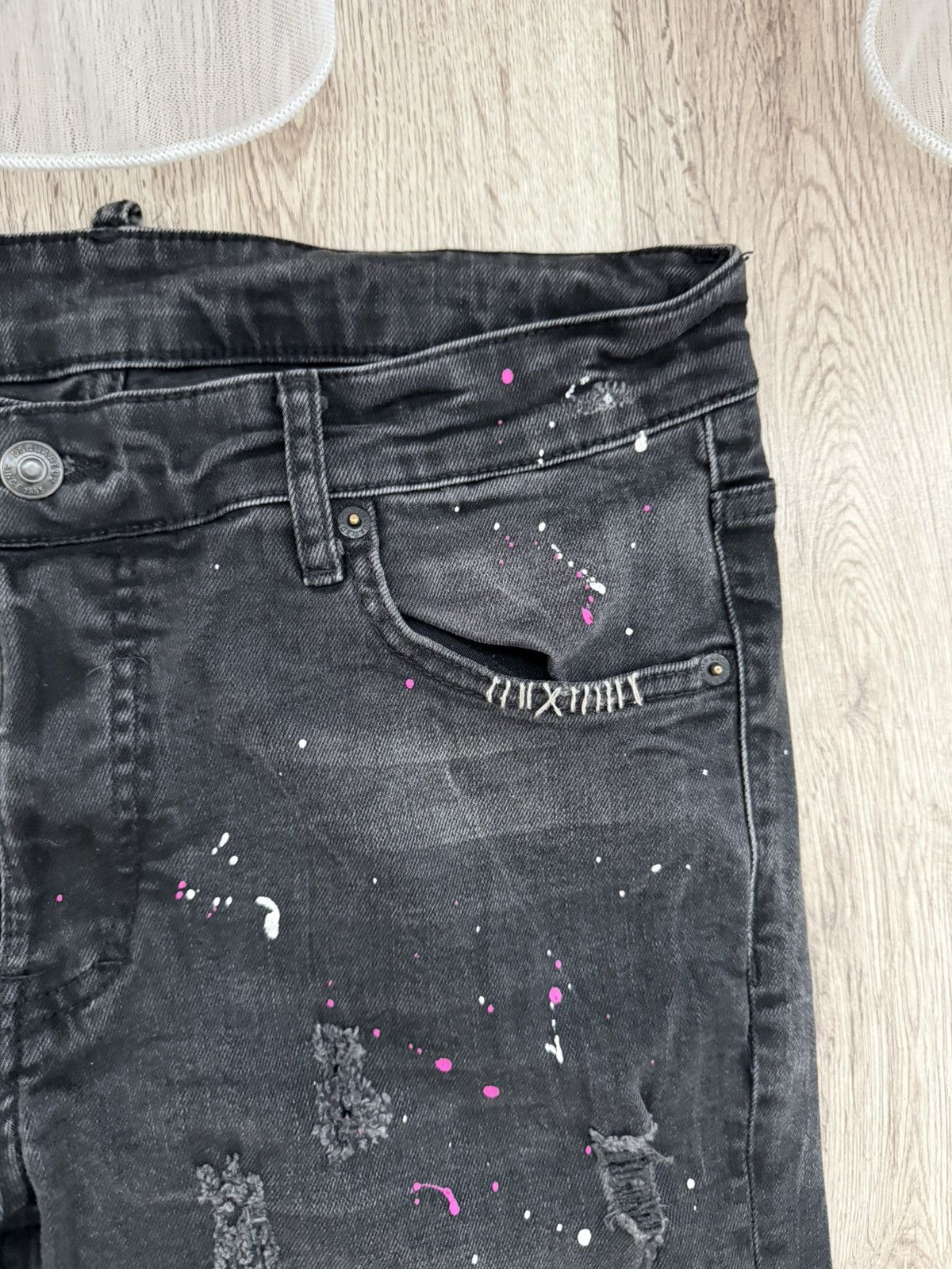 Dsquared2 Dsquared2 Slim Jeans Distressed Paint Splatter Patch Size US 32 / EU 48 - 6 Thumbnail