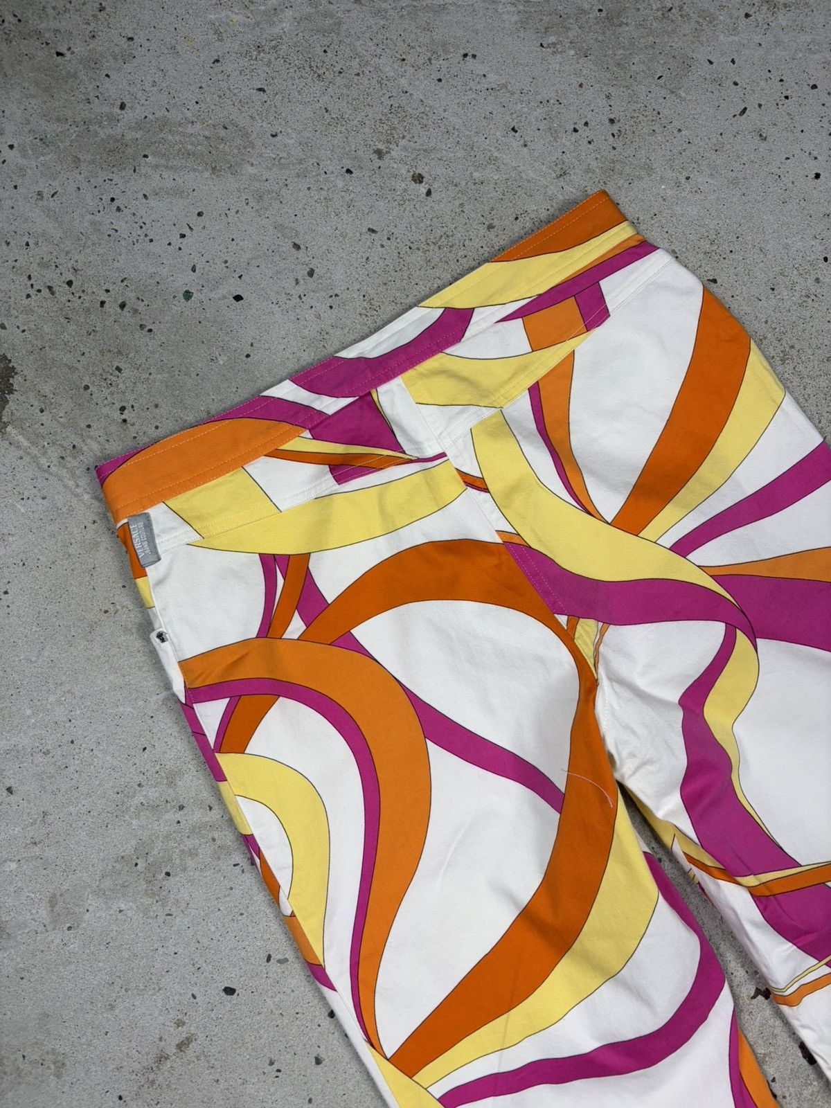 Versace Jeans Couture 2000s Versace Jeans Couture Abstract Print Multicolor Pants Size 29" - 18 Thumbnail