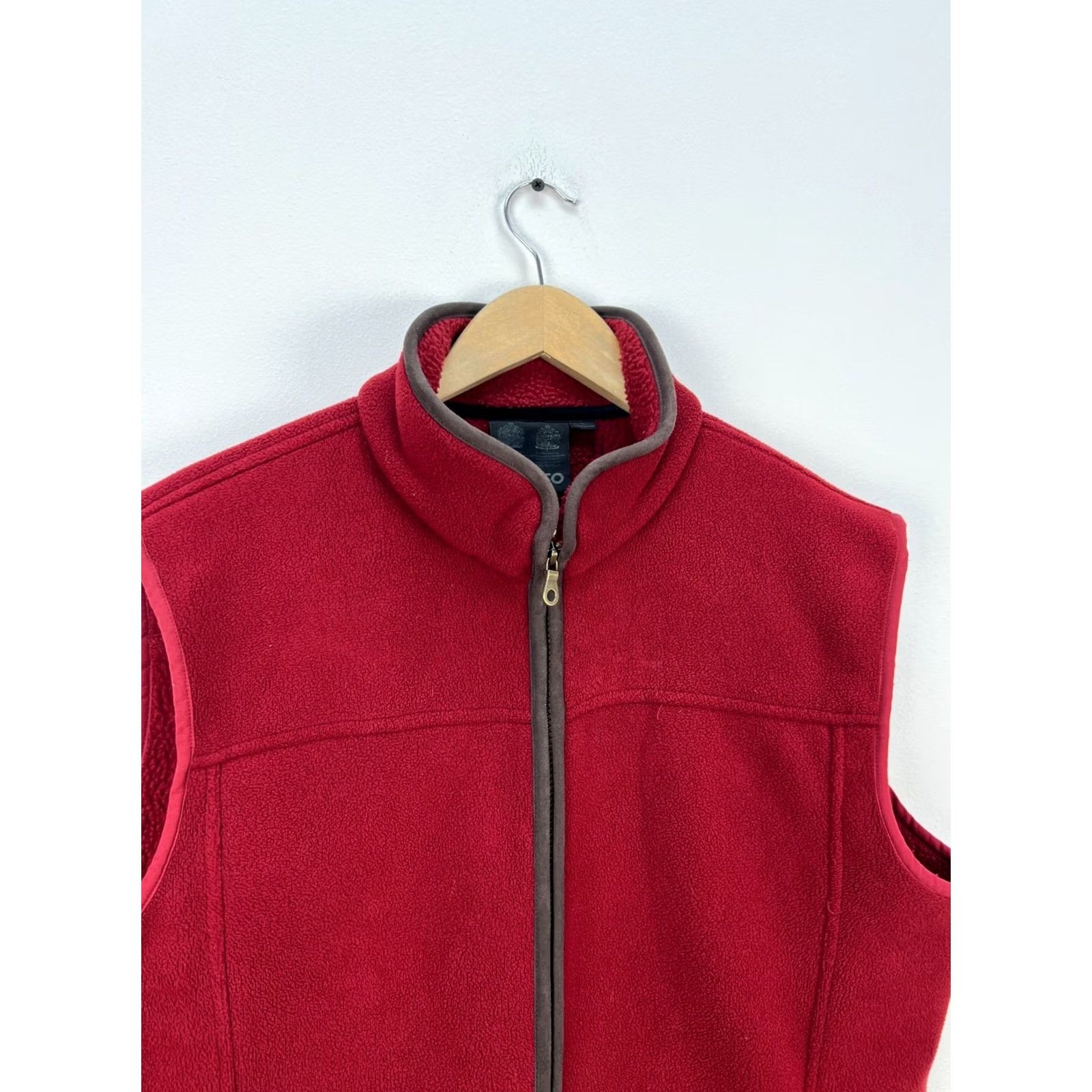 Musto MUSTO Vest Shirt Mens L Dark Red Arctec 360 Fleece Vintage Logo Pattern Solid Jacket Size L Mens Size US L / EU 52-54 / 3 - 7 Thumbnail