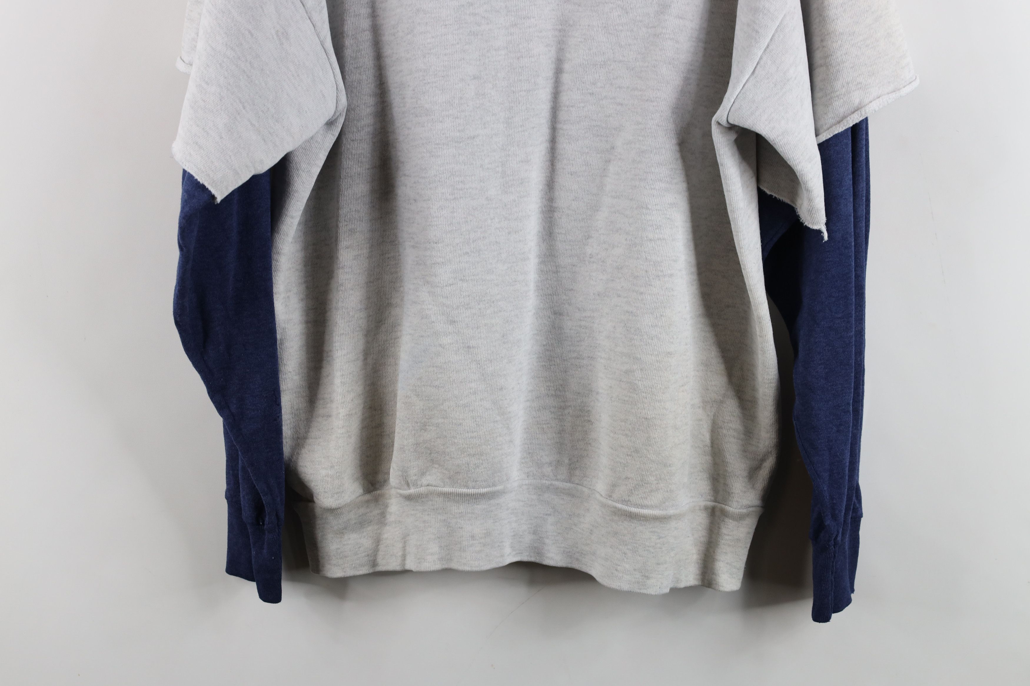 Vintage Vintage 90s University of Michigan Basketball Layered Hoodie Size US M / EU 48-50 / 2 - 15 Thumbnail