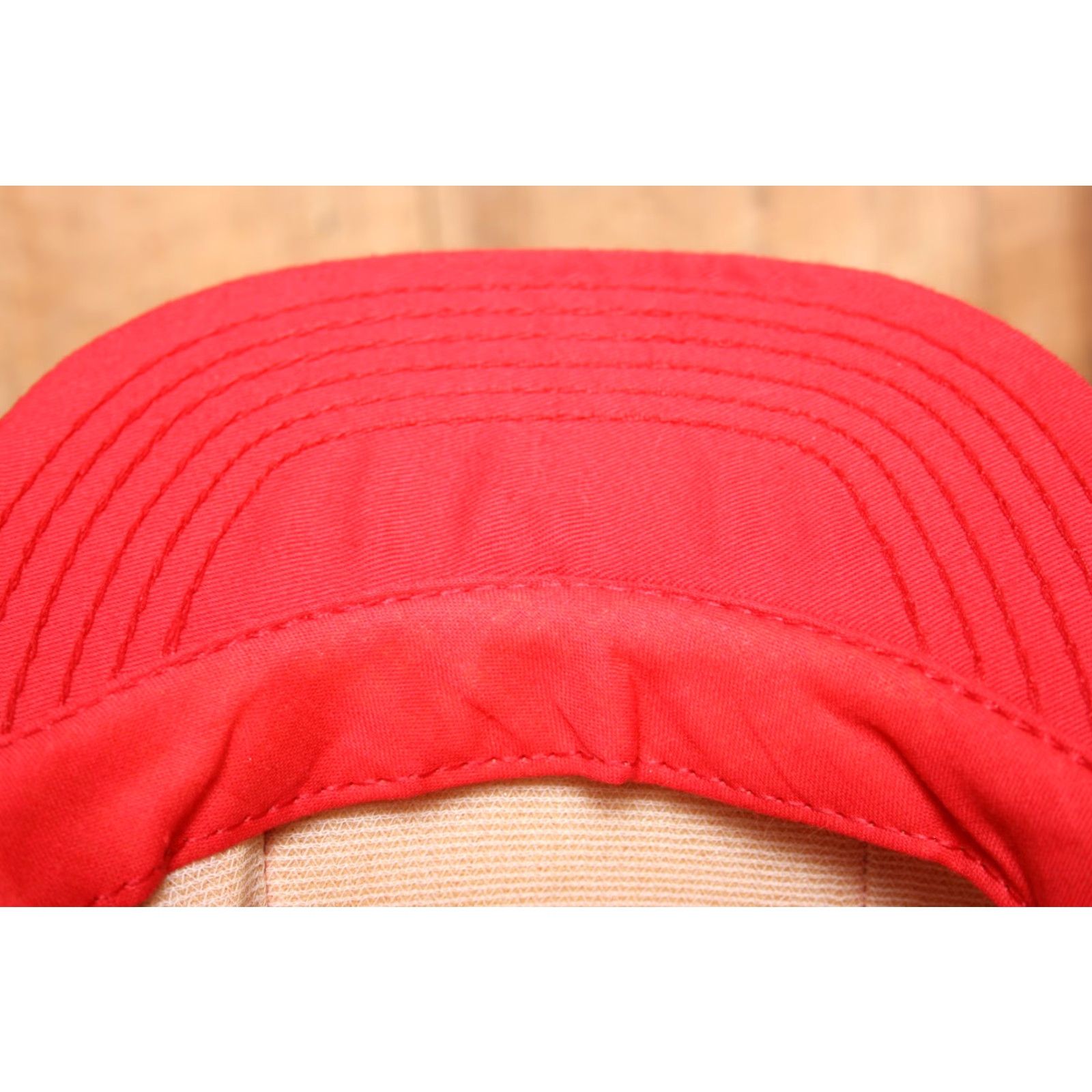 Vintage VINTAGE DOW LATEX Patch Red OSFA Snapback Foam Front 6-Panel Hat Made in USA Mens Hat Red OSFA Paperfront 90s Fans Size ONE SIZE - 7 Thumbnail