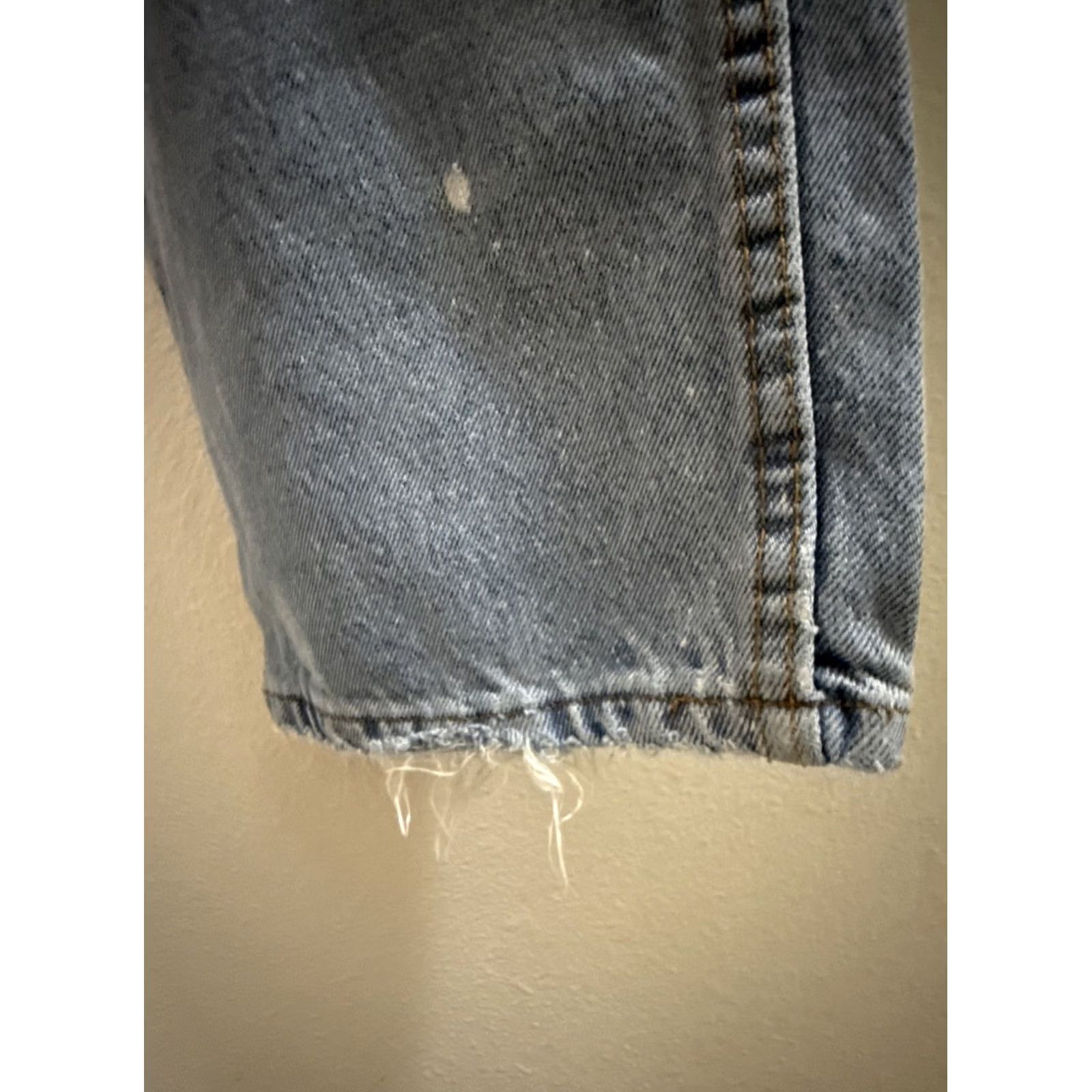 Denime VINTAGE Member's Mark Jeans Blue 32x30 Old School Faded Denim Frayed Mens Size US 32 / EU 48 - 6 Thumbnail