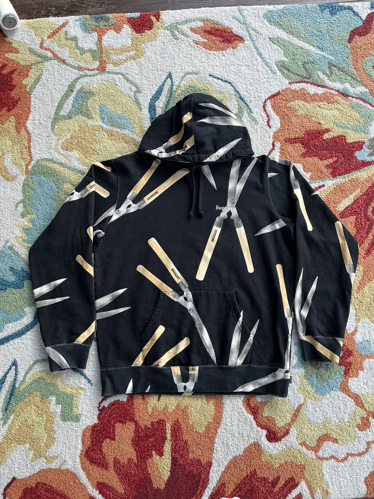 Supreme Supreme Shears Hoodie SS19 Black | Grailed