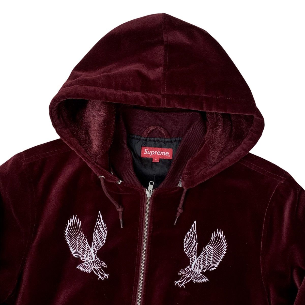 Supreme FW14 Velvet Eagle bomber jacket Size US M / EU 48-50 / 2 - 2 Thumbnail