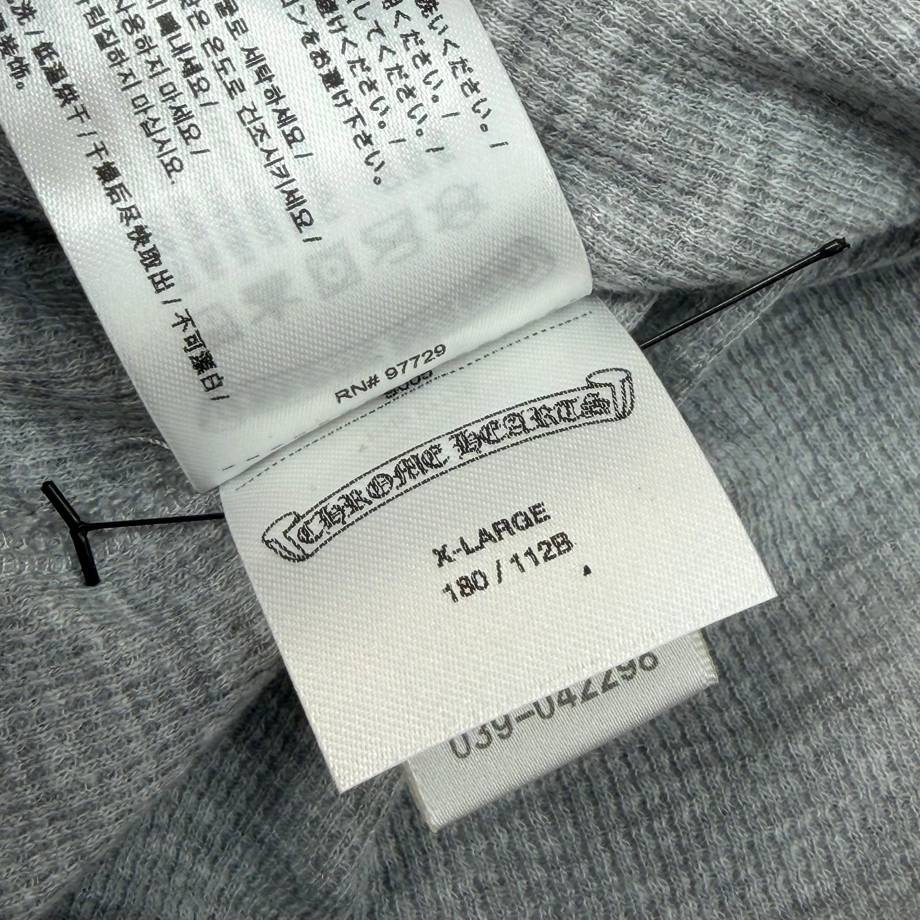 Chrome Hearts Chrome Hearts Scroll Logo Grey Thermal L/S Tee XL Size US XL / EU 56 / 4 - 8 Thumbnail