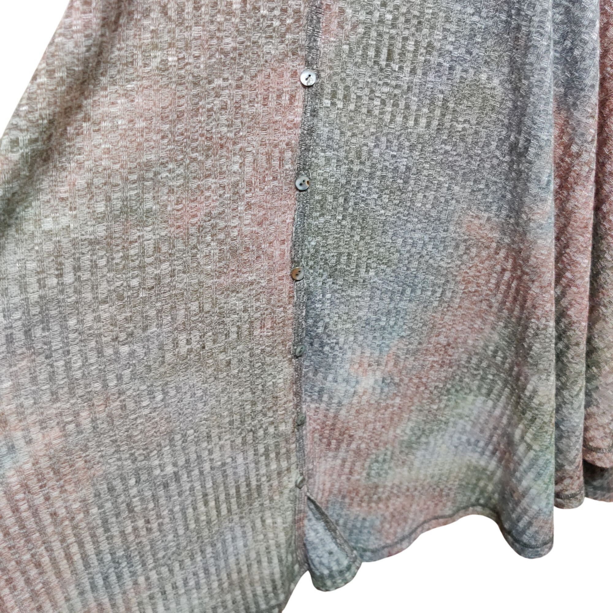 Other Very J S Oversized Tie Dye Ribbed Knit Midi Tunic Dress Butt Size S / US 4 / IT 40 - 3 Thumbnail