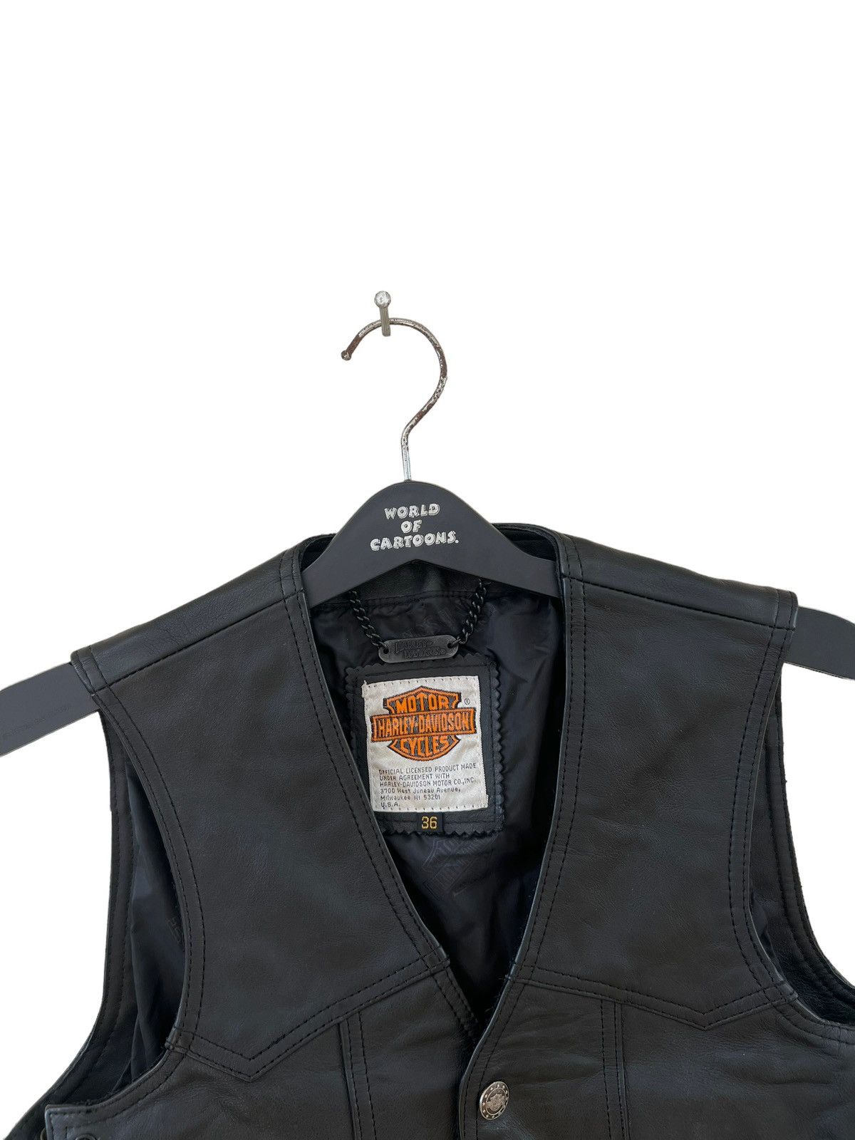 Harley Davidson VTG Harley Davidson Screamin’ Eagle Side Lace Leather Vest Size US S / EU 44-46 / 1 - 7 Thumbnail