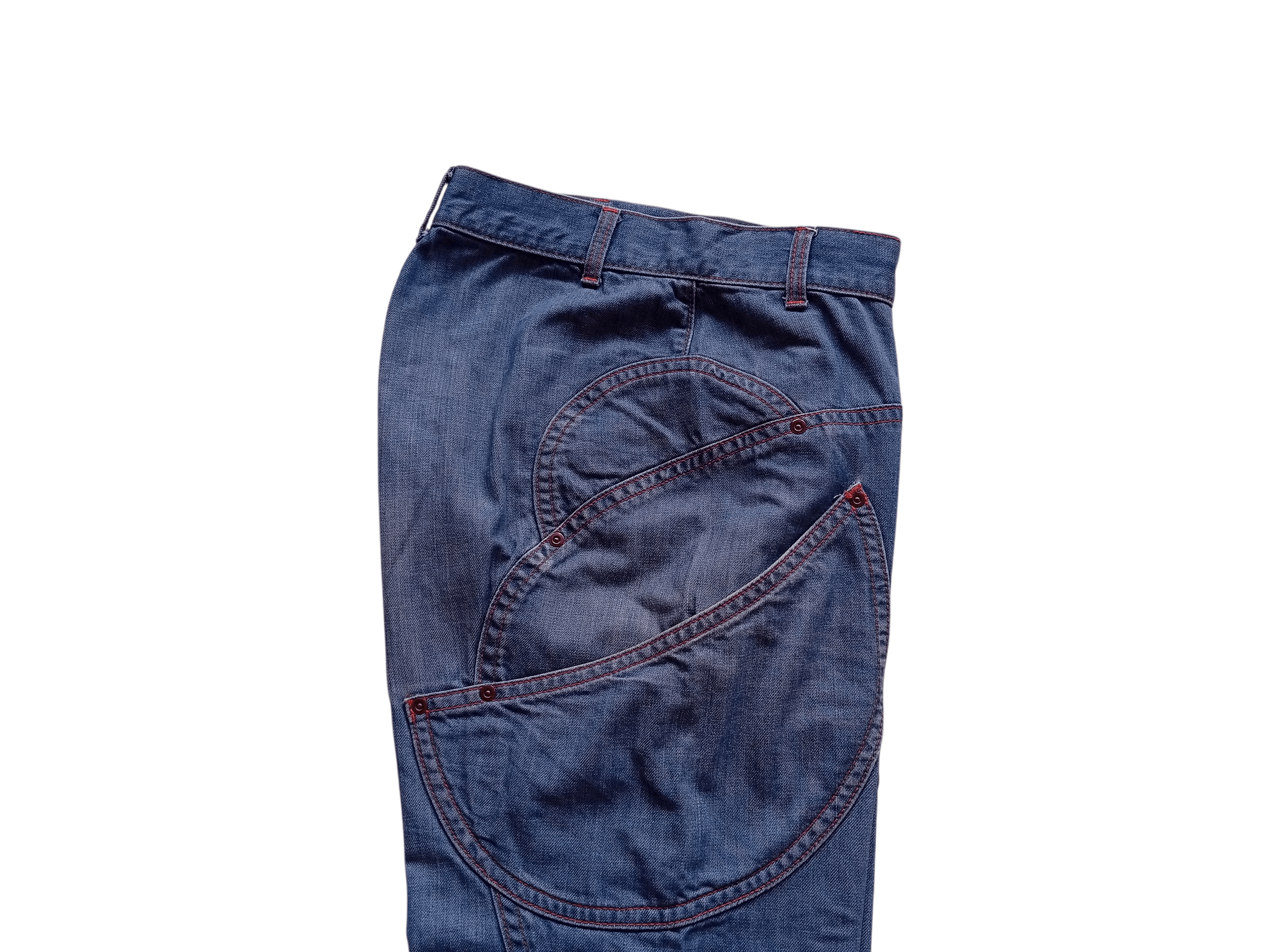 Issey Miyake Mercibeaucoup denim jogger dropcrotch pants Size 28" / US 6 / IT 42 - 3 Thumbnail