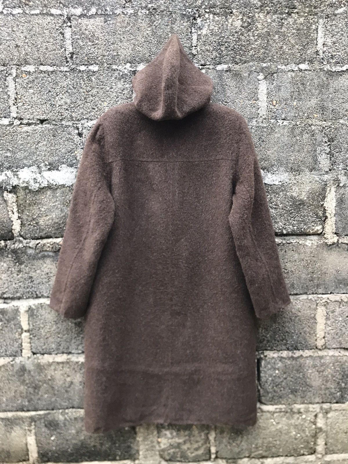 Japanese Brand × Vintage ⚡️Vintage Parienne Hoodie Wool Long Jacket Size L / US 10 / IT 46 - 12 Thumbnail