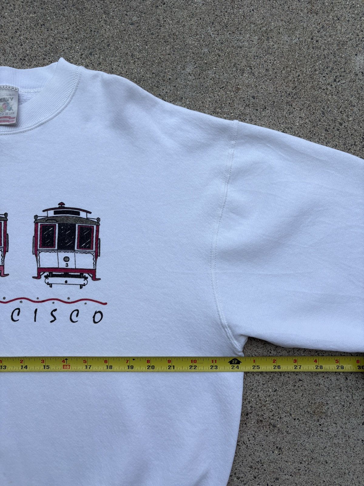Fruit Of The Loom × Vintage Vintage 90s Fruit Of The Loom San Francisco Sweater Size XL Size US XL / EU 56 / 4 - 5 Thumbnail