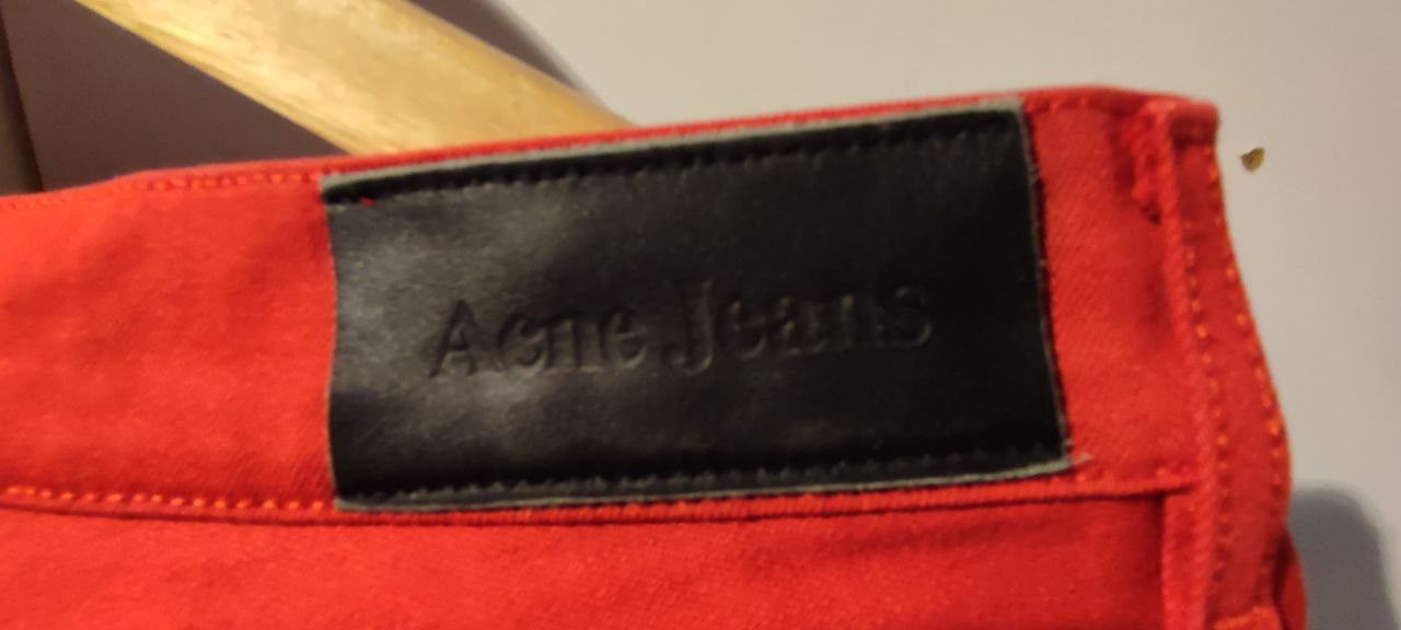 Acne Studios Acne Studios womens red jeans 32/34 Size 32" / US 10 / IT 46 - 3 Thumbnail