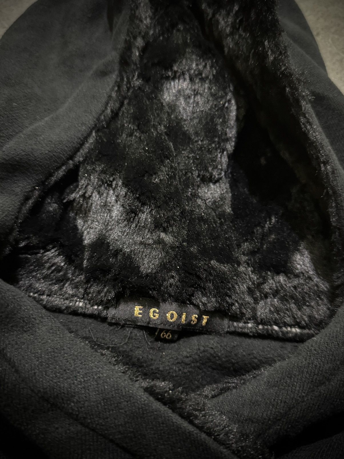 Japanese Brand 2000s EGOIST - IFSIXWASNINE POEM STYLE FUR HOODIE Size US M / EU 48-50 / 2 - 5 Thumbnail