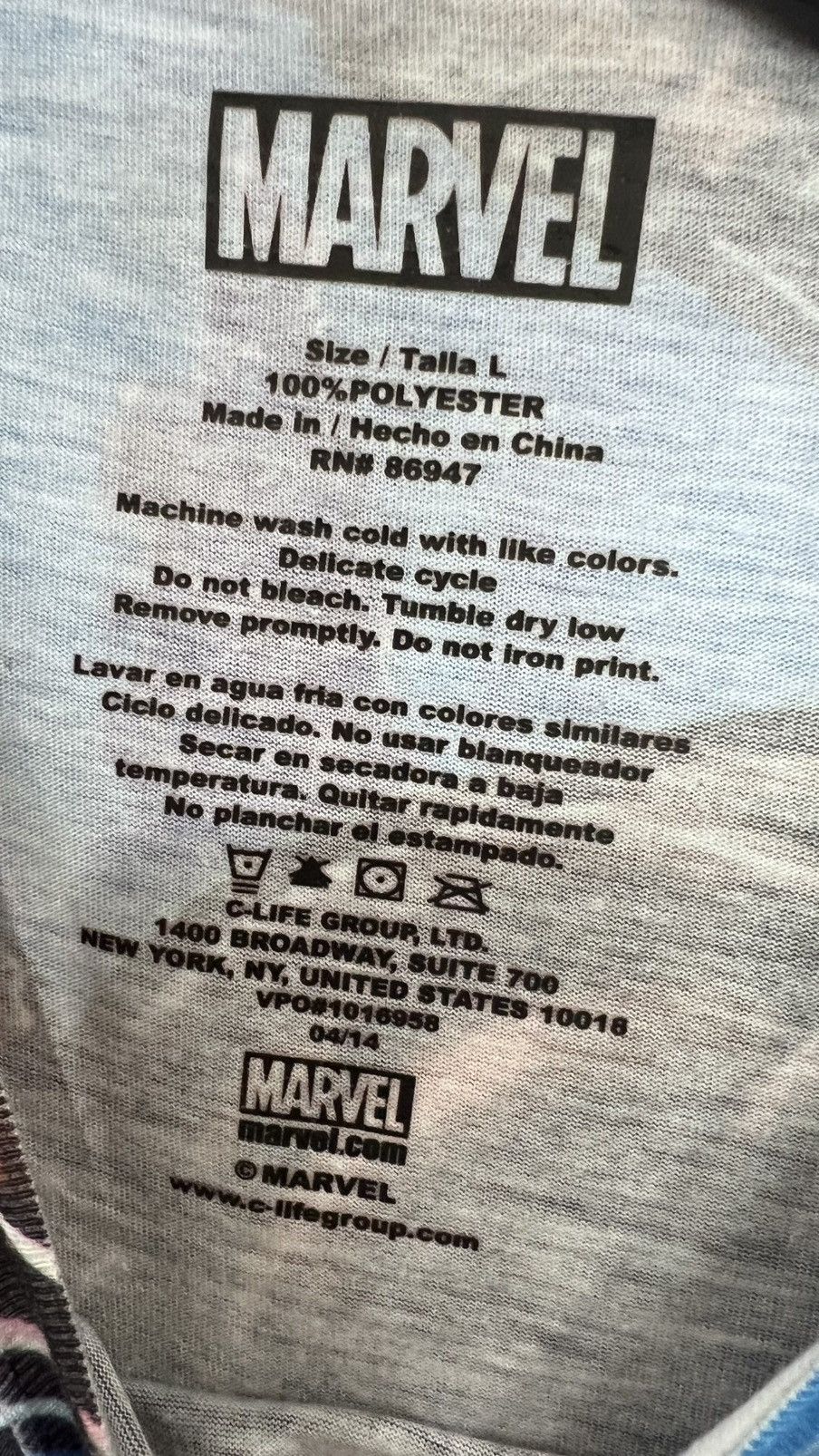 DC Comics × Marvel Comics AOP Marvel Deadpool Tshirt Size L Size US L / EU 52-54 / 3 - 2 Thumbnail