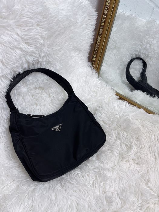 Prada tessuto mini outlet hobo