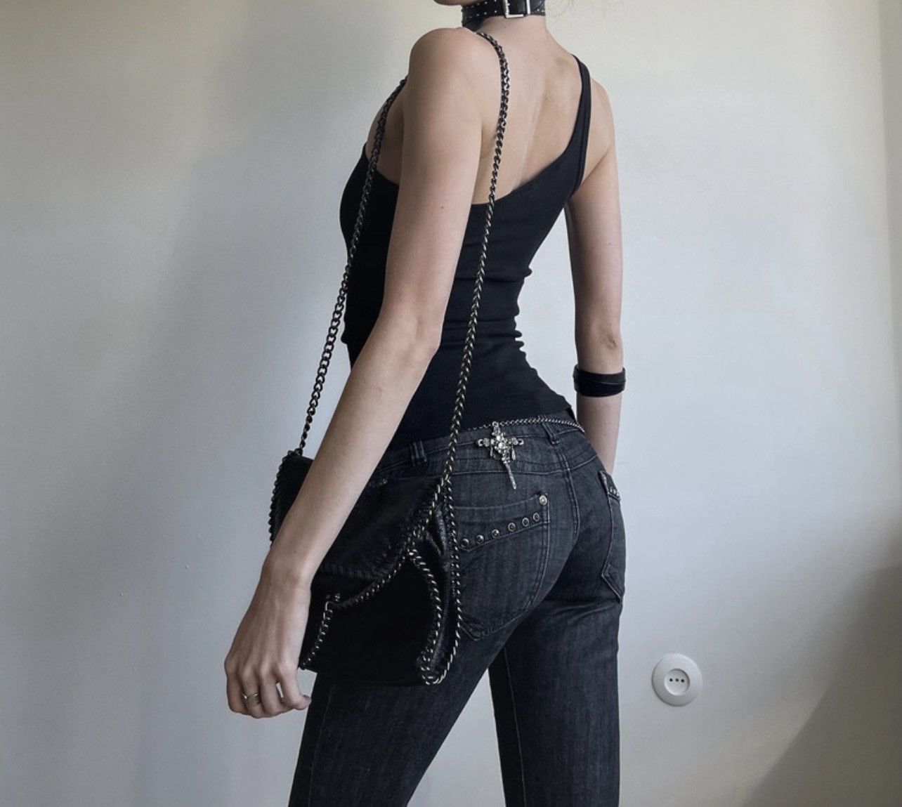 Other Shiny handbag on a metal chain, glamorous disco Size ONE SIZE - 7 Thumbnail