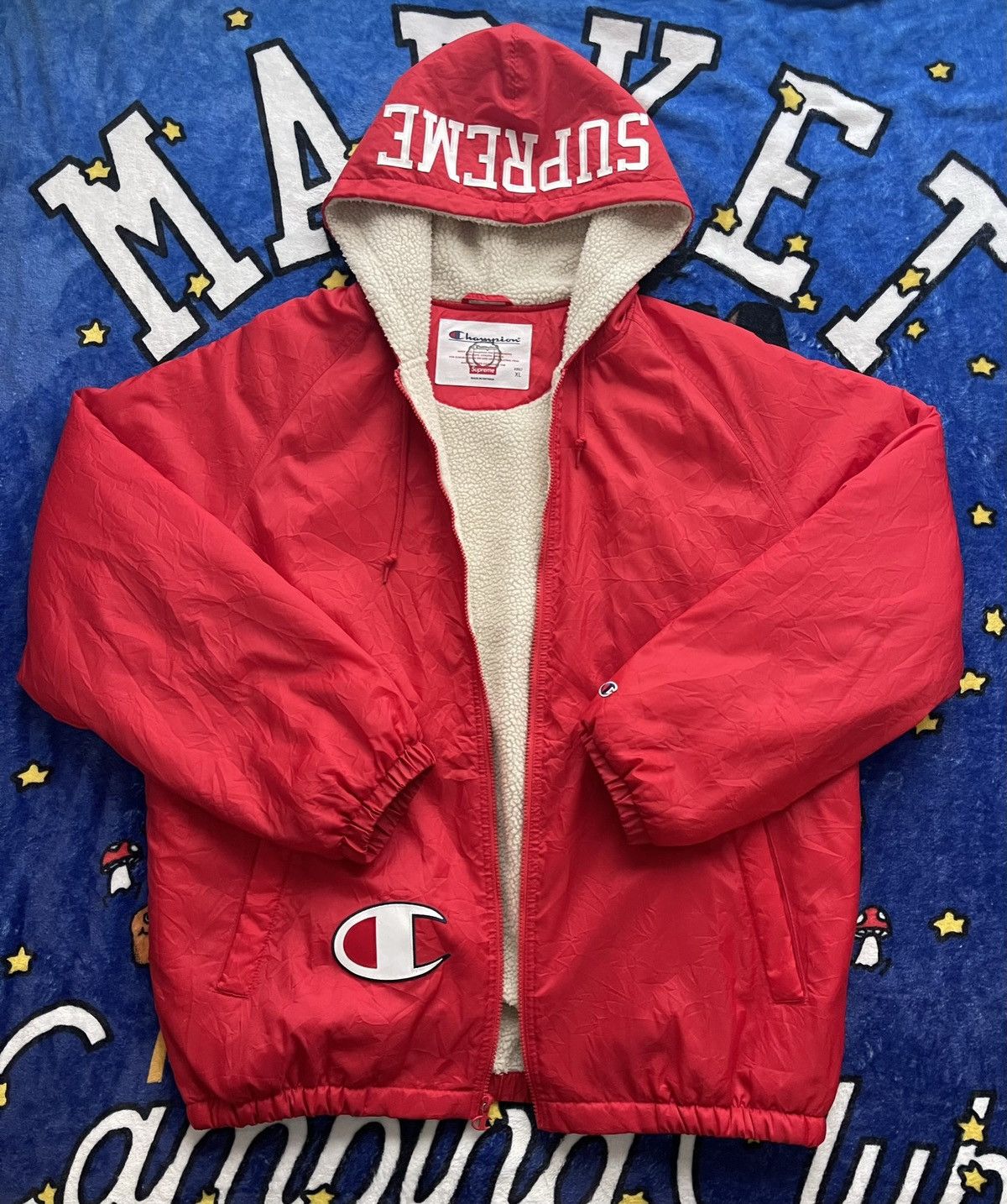 Jacket Green Supreme Champion Sherpa Champion Jacket Supreme