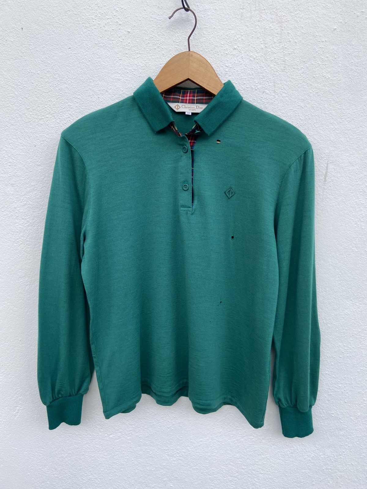 Christian Dior Monsieur 🔥Vtg 80s Vintage Christian Dior Sports Polo tee long sleeve Size US S / EU 44-46 / 1 - 1 Thumbnail