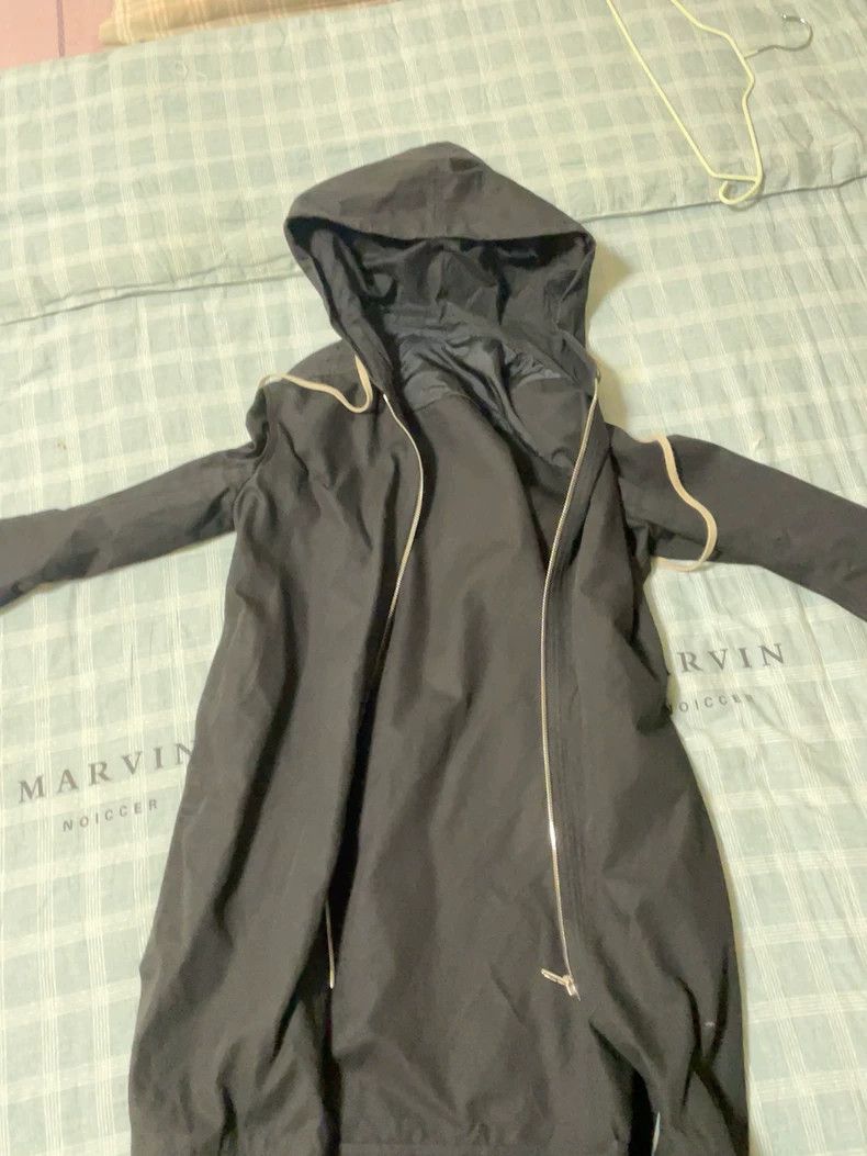 Rick Owens Rick Owens Black Coated Long Coat for Men- DMC Size US L / EU 52-54 / 3 - 1 Thumbnail