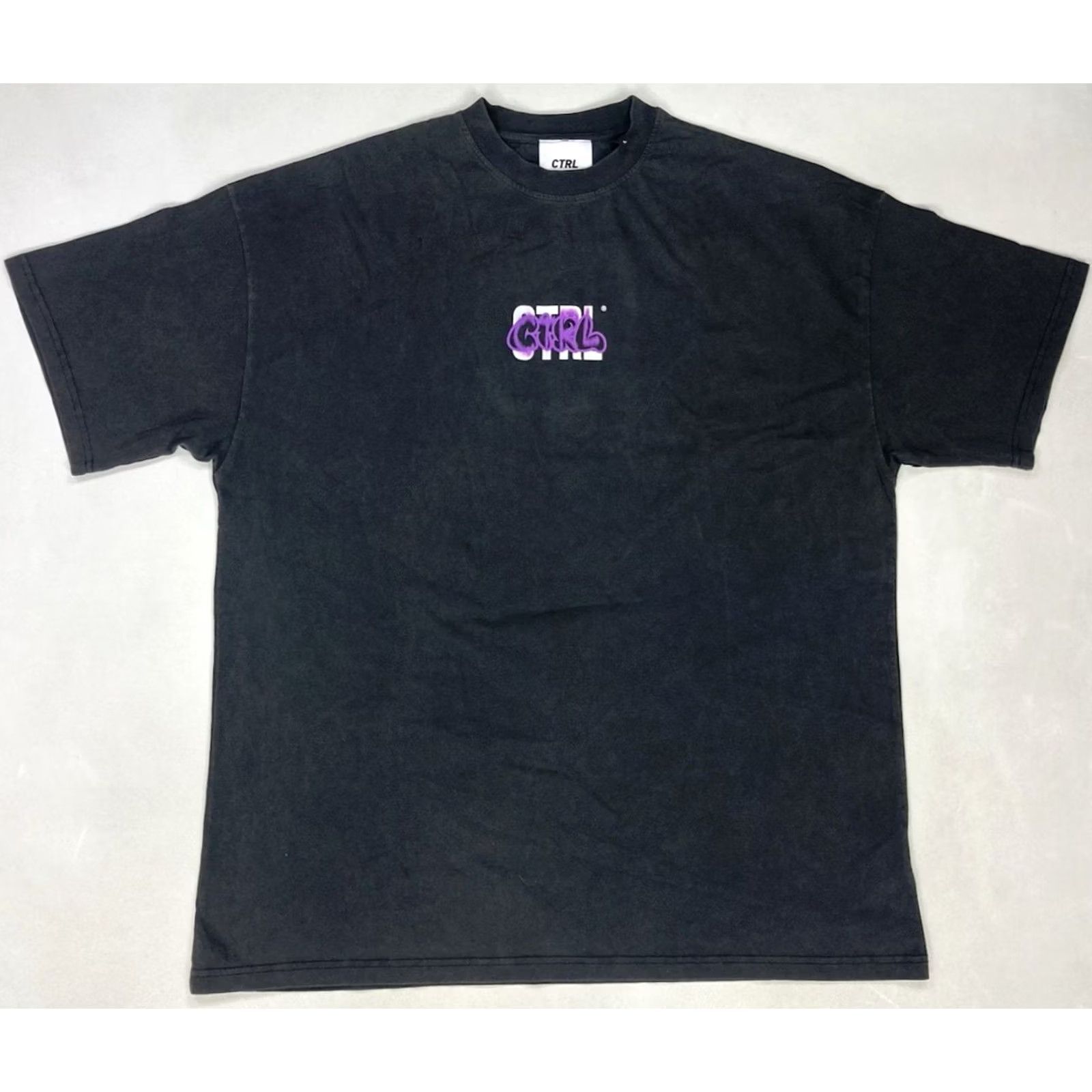 Vintage CTRL Catered to Real Life Graphic T-shirt Men L Oversized Black Short Sleeve Size US L / EU 52-54 / 3 - 3 Thumbnail