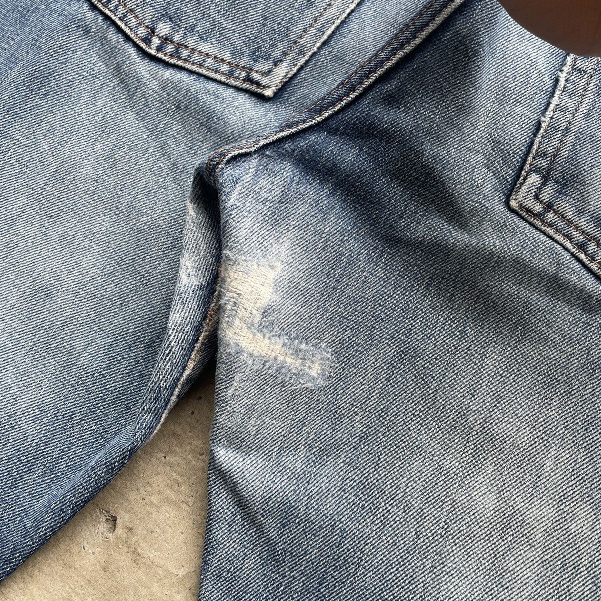Denime W32💥 Vintage Denime Japan Faded Selvedge Jeans Pants Denim Size US 32 / EU 48 - 8 Thumbnail