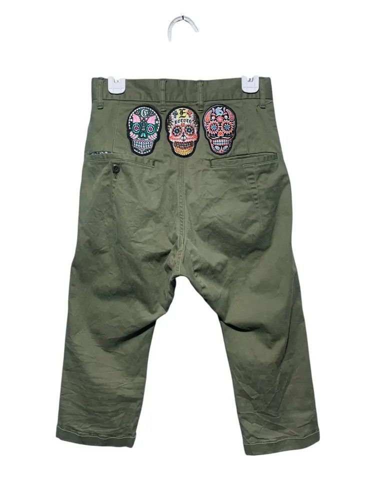 Eototo EO TO TO mexican skull tattoo patch drop croth pants Size US 28 / EU 44 - 1 Thumbnail
