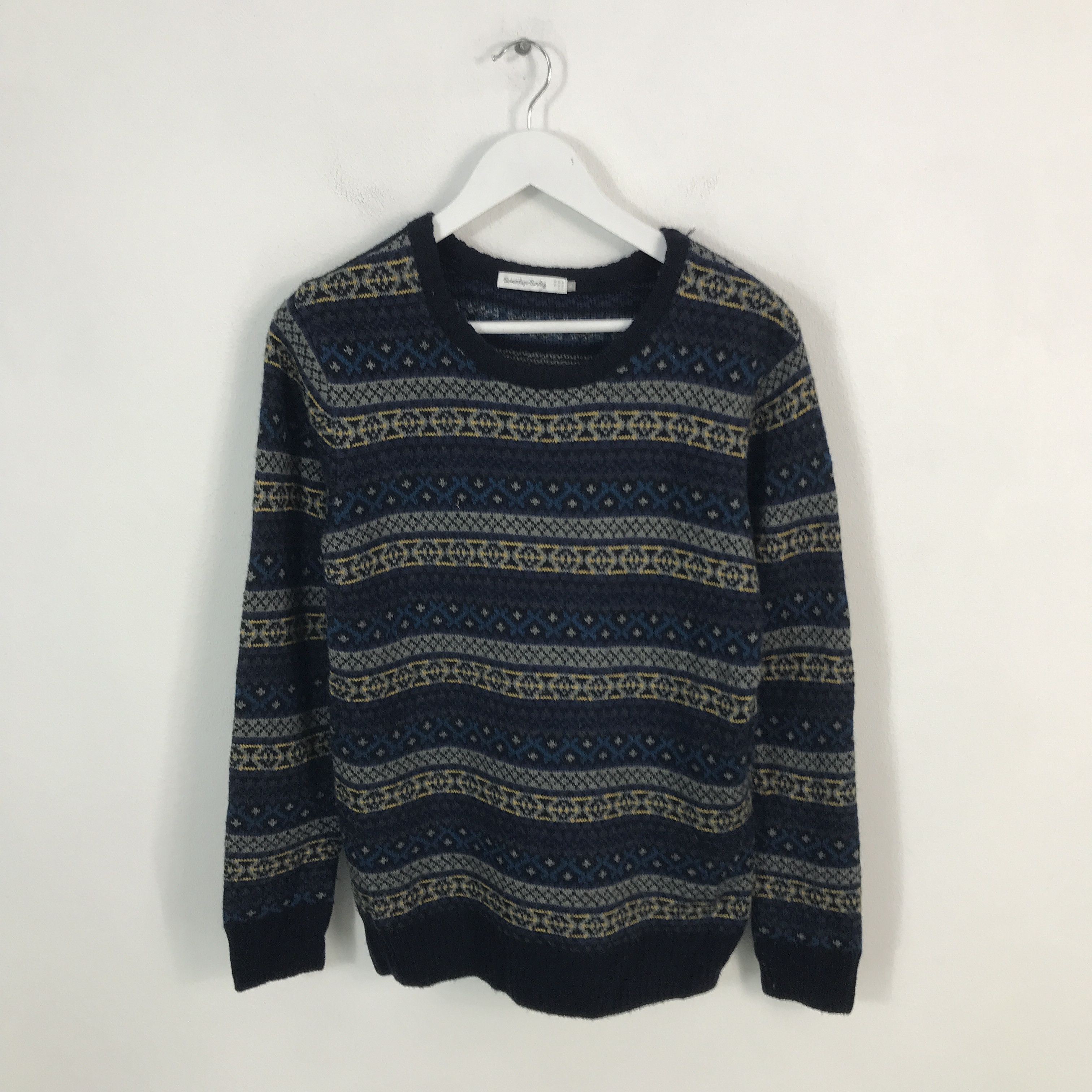 Aran Isles Knitwear × Japanese Brand × Vintage Navajo Knitwear Japan sevendays=sunday brand Knitwear Size US S / EU 44-46 / 1 - 1 Thumbnail