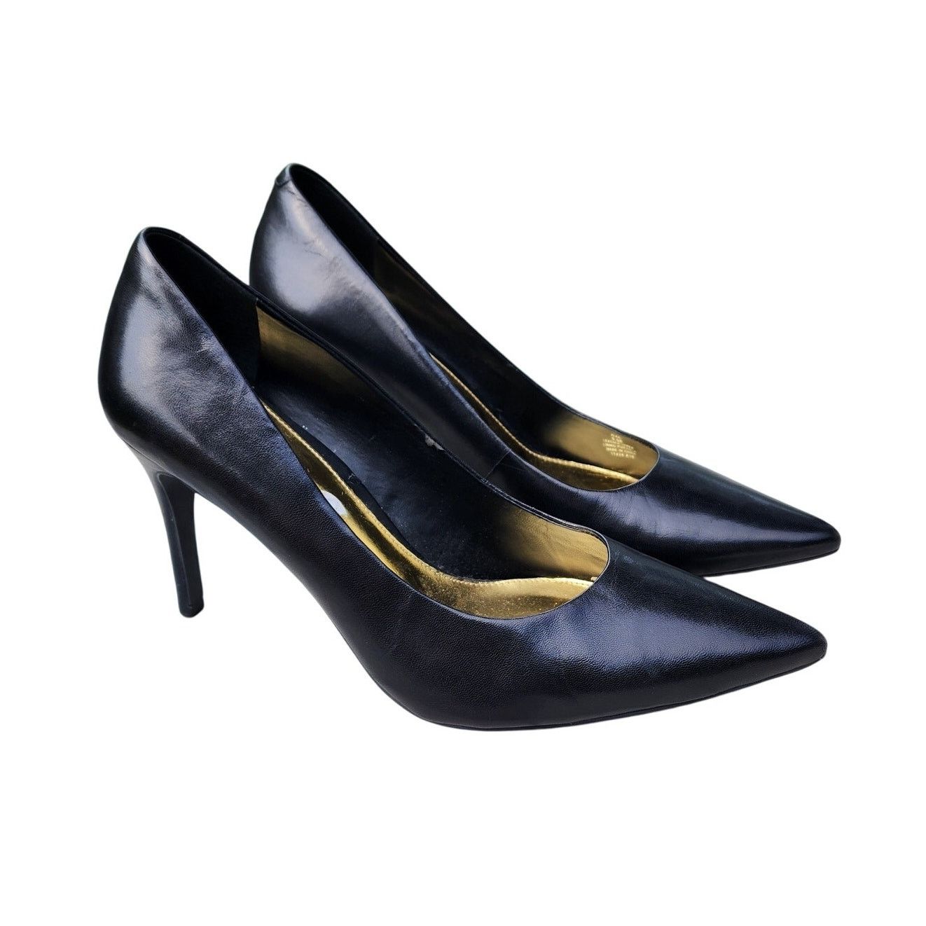 Lauren Ralph Lauren Lauren Ralph Lauren Alani Black Leather Stiletto Heels 9.5 Size US 9.5 / IT 39.5 - 2 Thumbnail