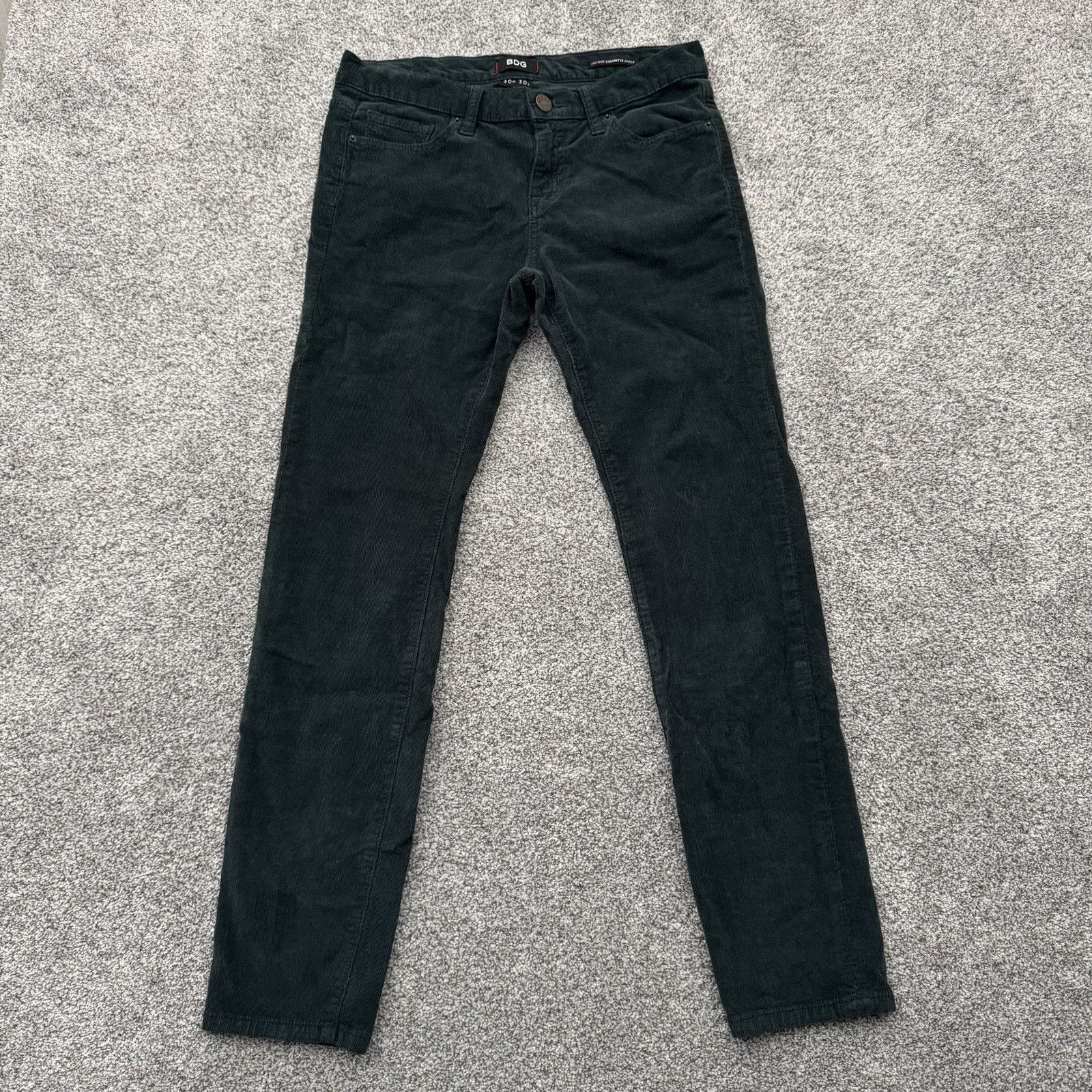 Bdg BDG Pants Mens 30x30 Cigarette Ankle Corduroy Edgy Indie Size US 30 / EU 46 - 1 Thumbnail