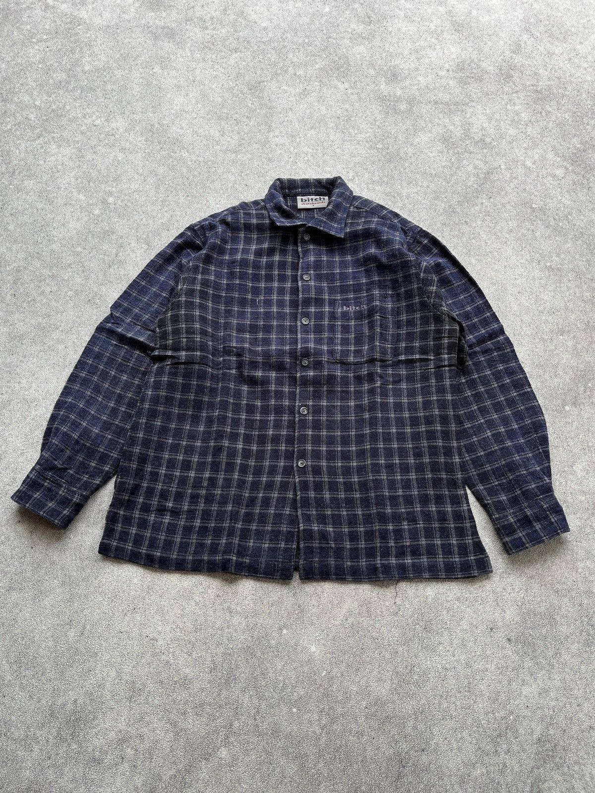 Girl Skateboards 90's Bitch Skateboard Plaid Longshirt Size US M / EU 48-50 / 2 - 1 Thumbnail