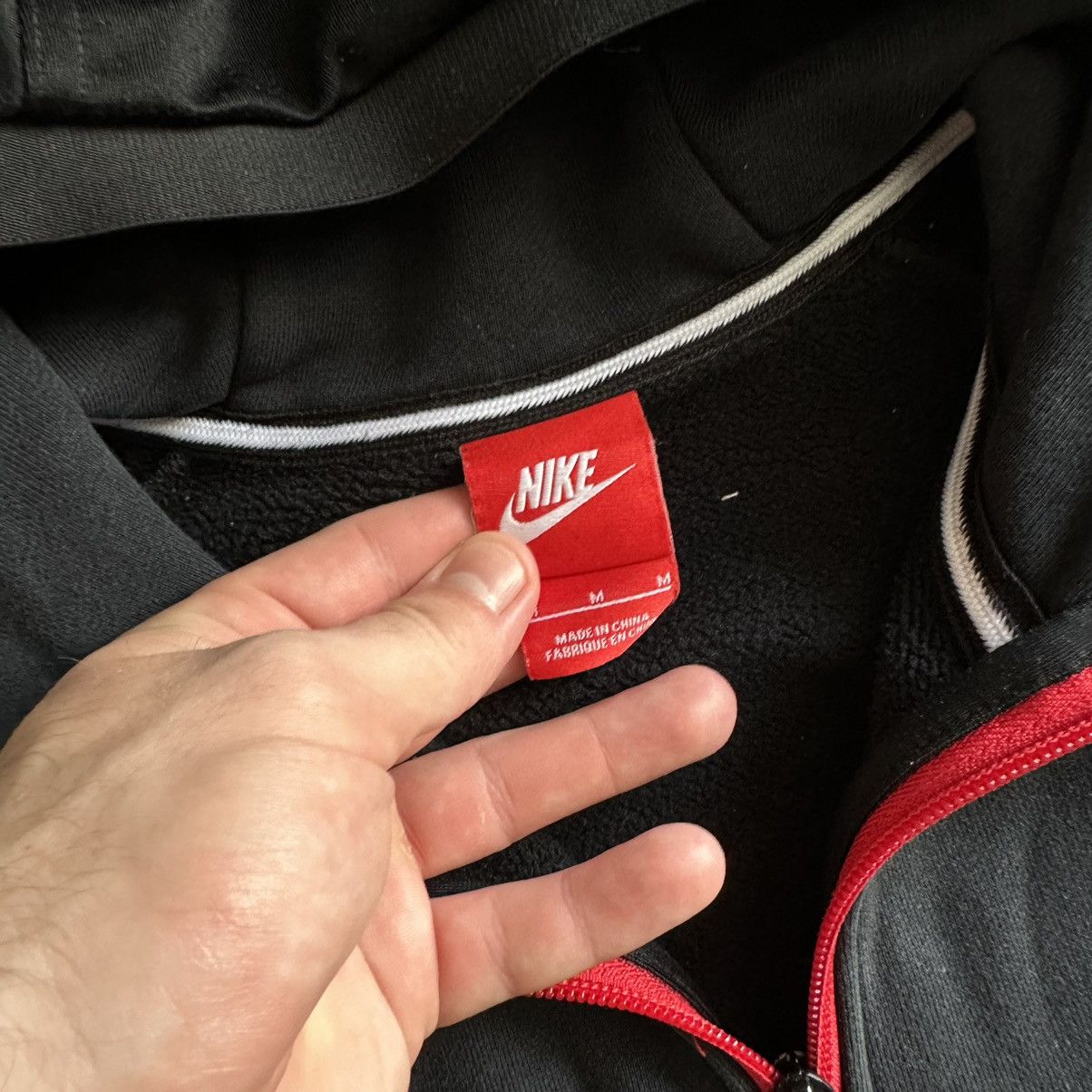 Nike × Vintage Vintage Nike Zip Hoodie Used Sweater FC Sport-wear Y2K 00s Size US M / EU 48-50 / 2 - 9 Thumbnail