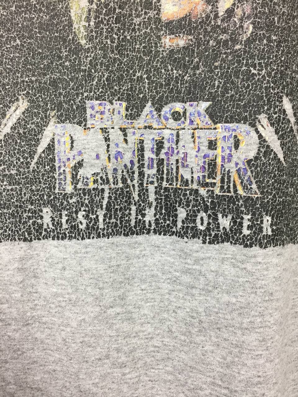 Marvel Comics × Vintage Vtg Black Panther Chadwick Boseman Rest In Power Tee Size US L / EU 52-54 / 3 - 4 Thumbnail