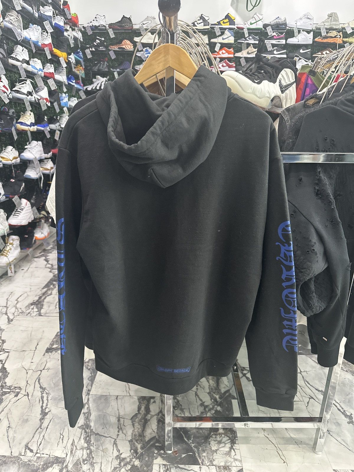 Chrome Hearts Chrome Hearts Blue Script Hoodie Size US M / EU 48-50 / 2 - 2 Thumbnail