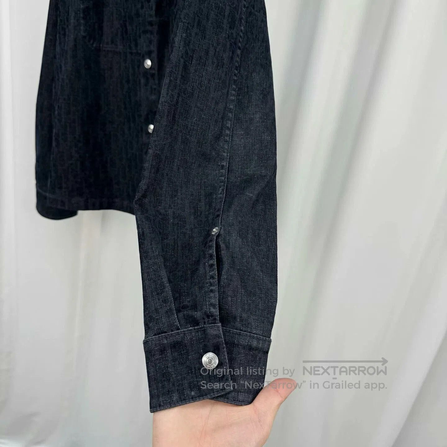 Dior dior denim shirt jacket with logo print. Size US L / EU 52-54 / 3 - 4 Thumbnail
