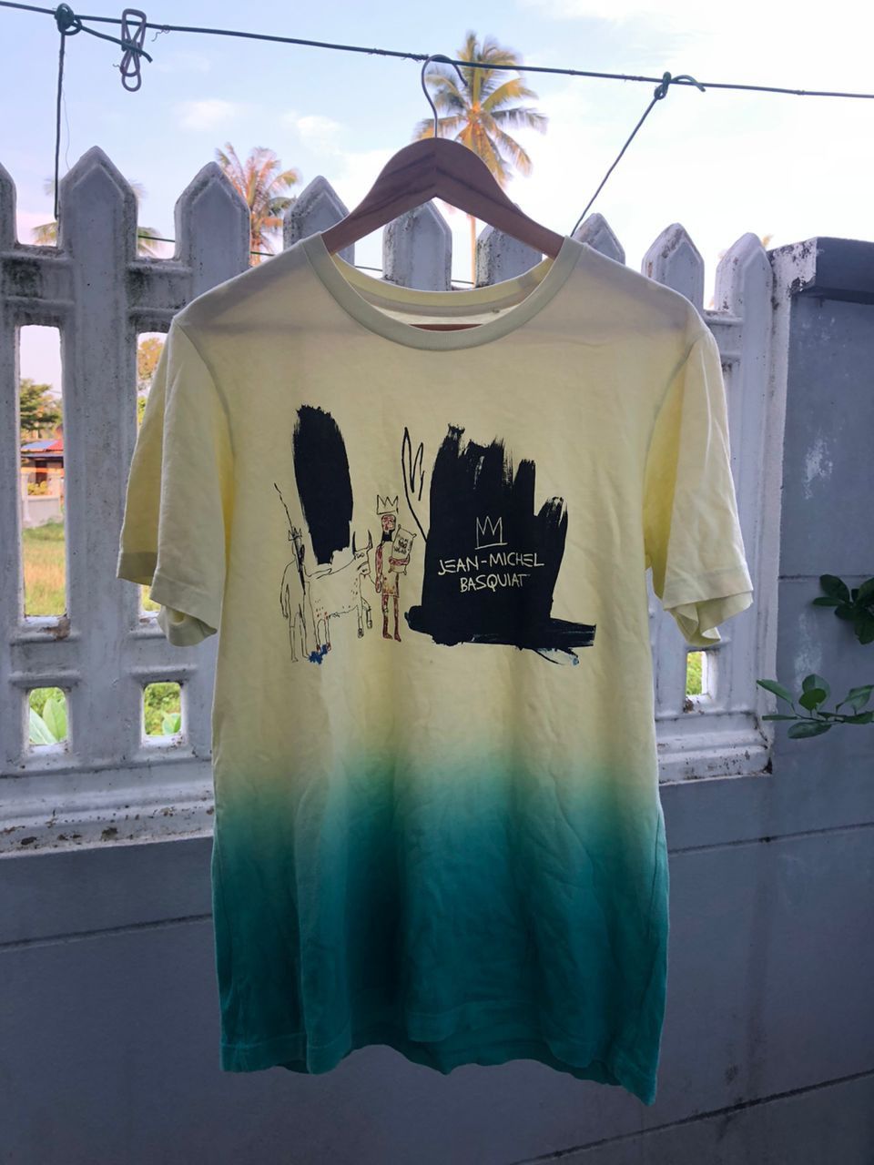 Designer × Jean-Michel Basquiat Jean Michel Basquiat Pop Art Two Tone Colors tee Size US M / EU 48-50 / 2 - 1 Thumbnail
