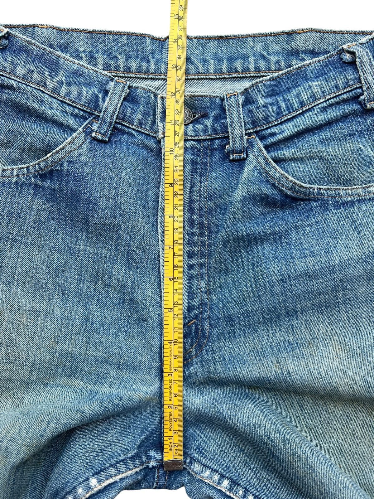 Levi's Vintage 70s Levi’s 646 Orange Bootcut Distressed Denim Jeans Size US 32 / EU 48 - 16 Thumbnail