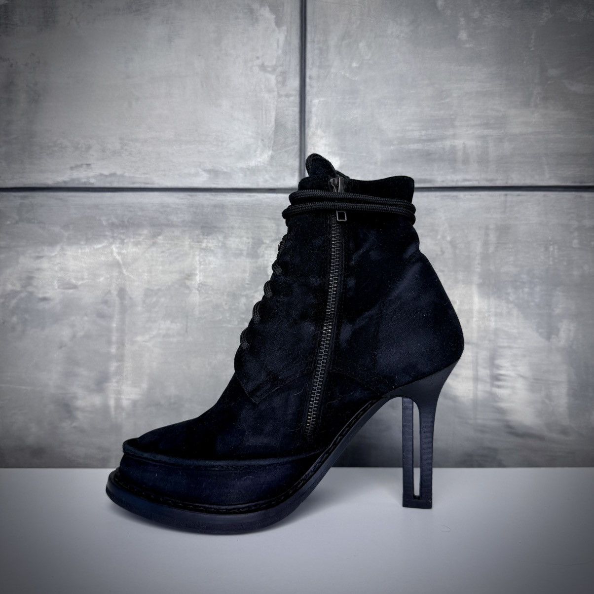 Ann Demeulemeester Suede double heels 39 Size US 9 / IT 39 - 5 Thumbnail