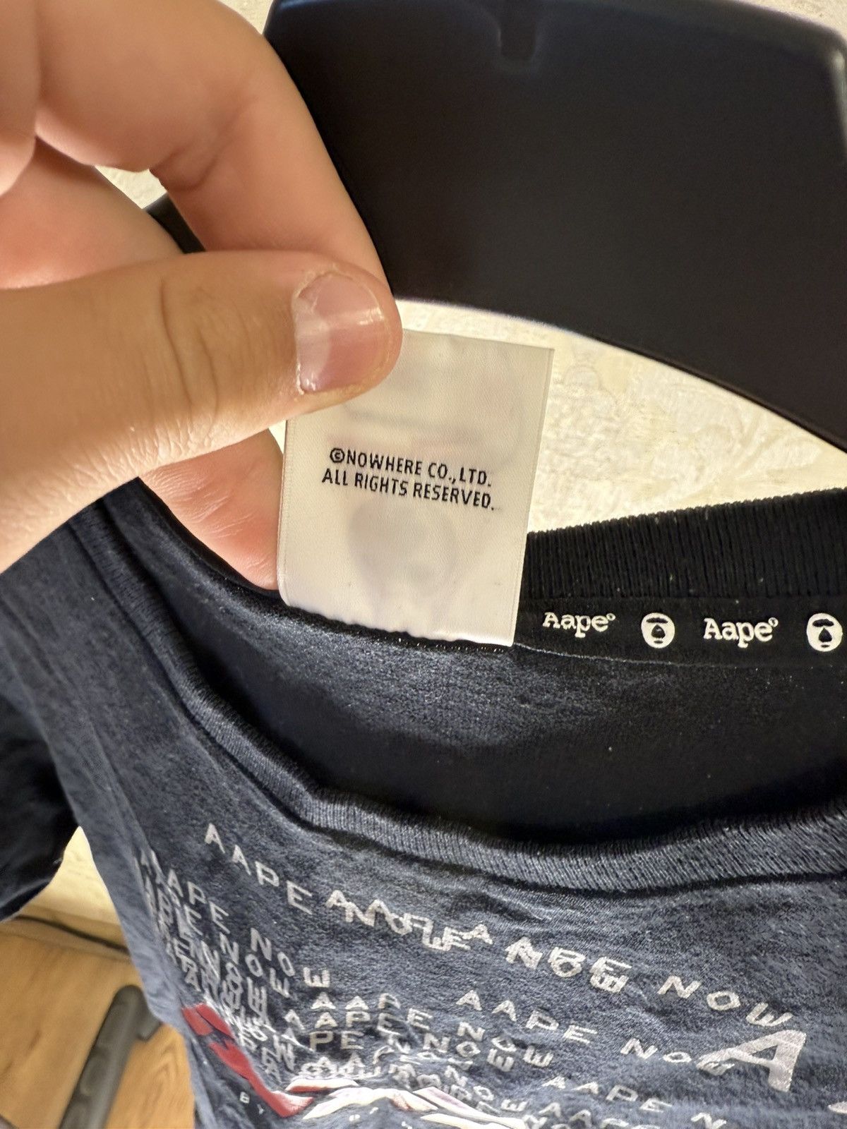 Aape AAPE BLACK T-SHIRT GRAPHIC PRINT STREETWEAR STYLE SIZE M Size US M / EU 48-50 / 2 - 7 Thumbnail