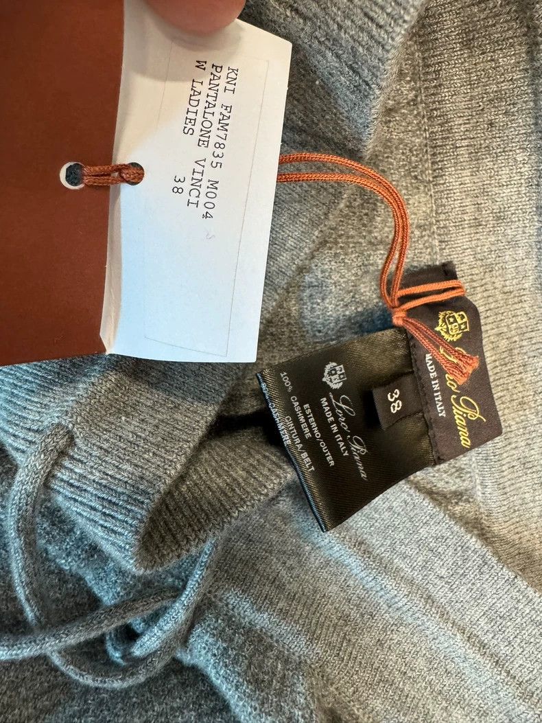 Loro Piana LORO PIANA Gray cashmere tapered casual pants Size 25" / US 0 / IT 36 - 4 Thumbnail