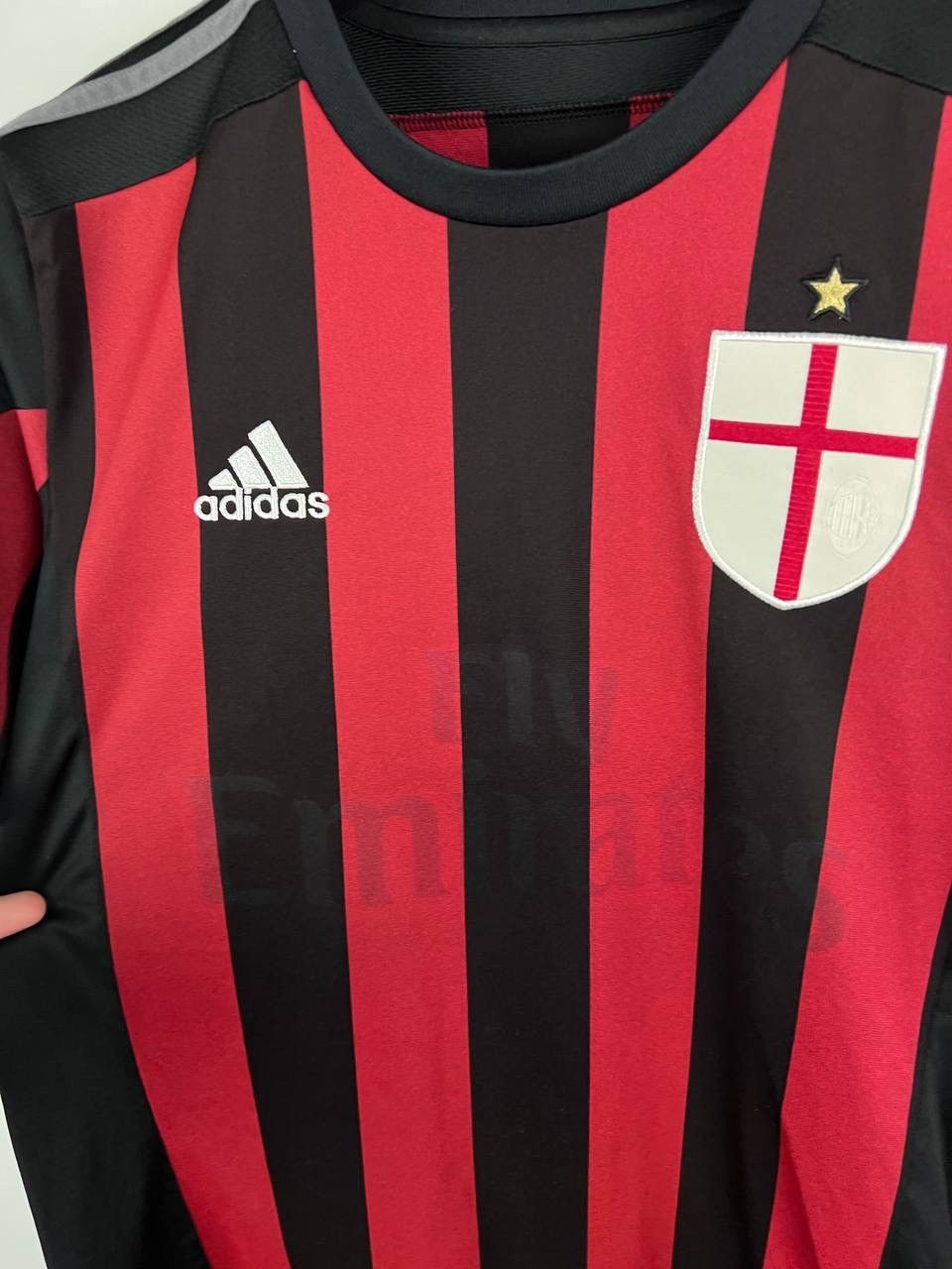 Adidas AC Milan Adidas home jersey t-shirts size M Size US M / EU 48-50 / 2 - 7 Thumbnail